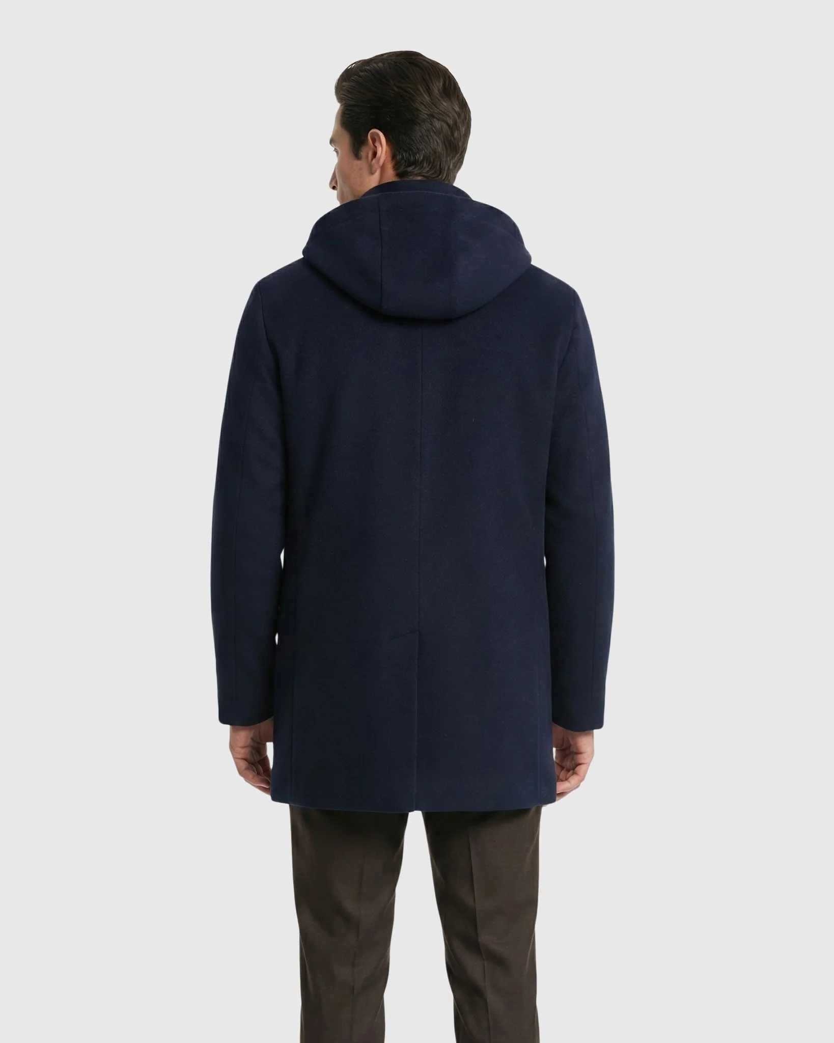 MEN`S PARKA CRAFTED FROM LORO PIANA WOOL, SELECT NUBUCK CROCO EMBOSSED DICKEY - Image 9