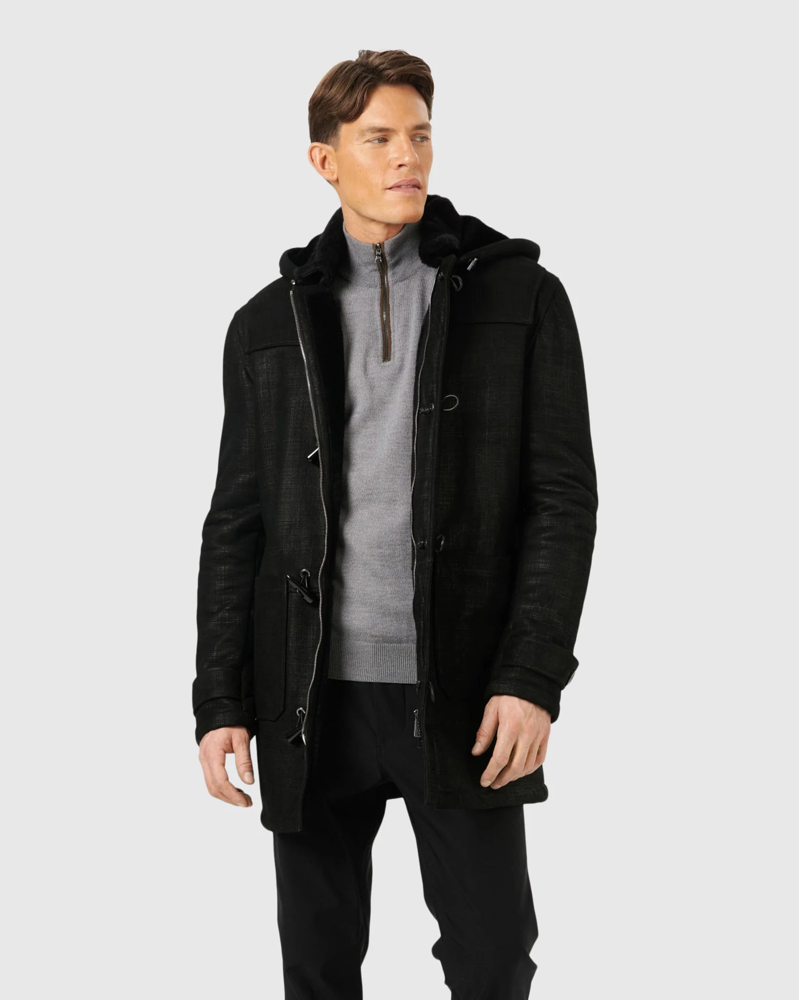 Men's Merino Shearling Lamb Parka - Image 3