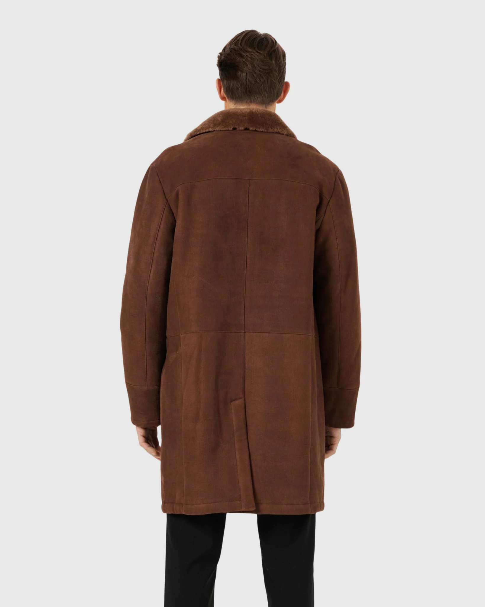 Men's Select Shearling Lamb Short Coat - Image 15