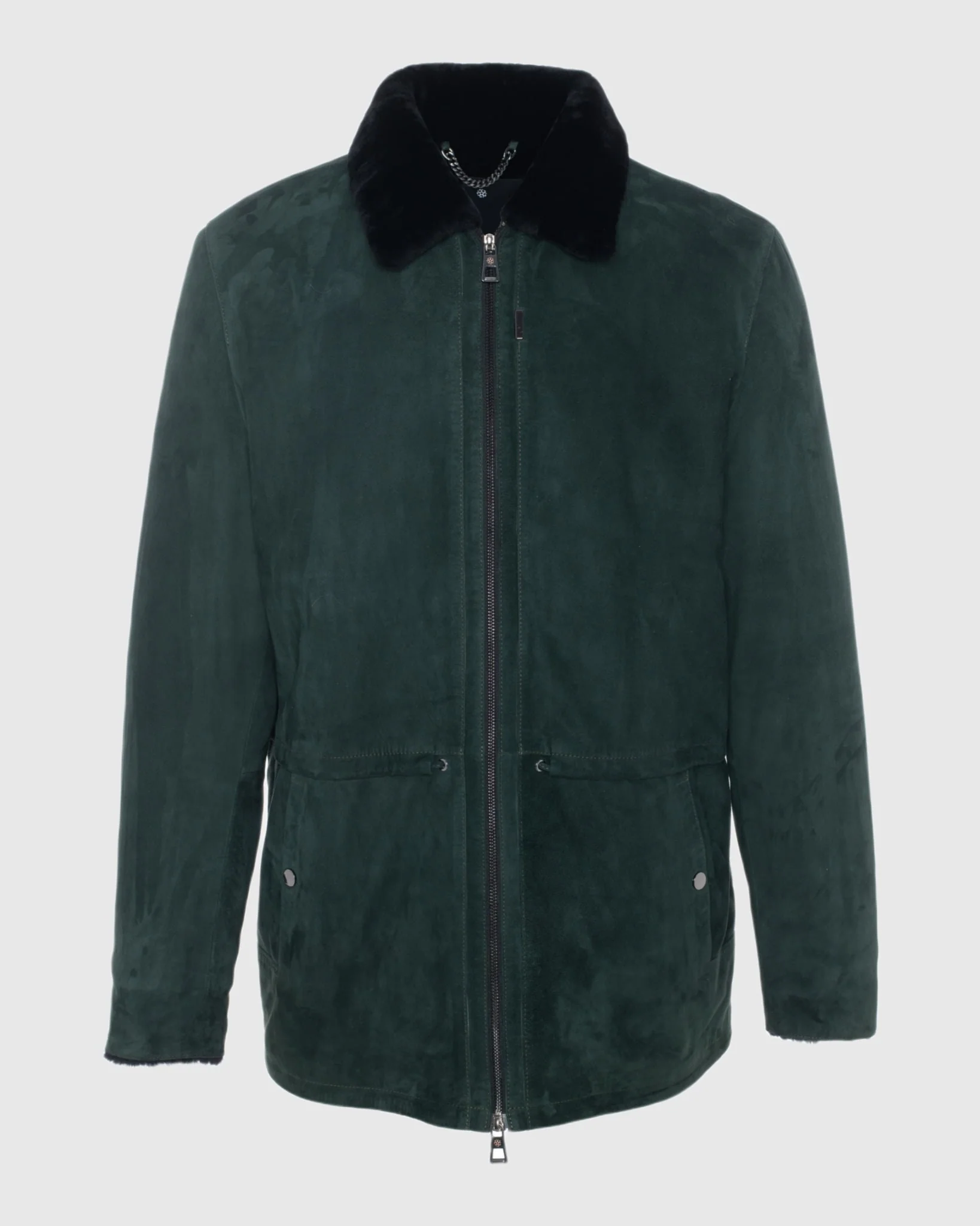 Mens Suede Jacket With Select Shearling Lamb Lining - Image 38