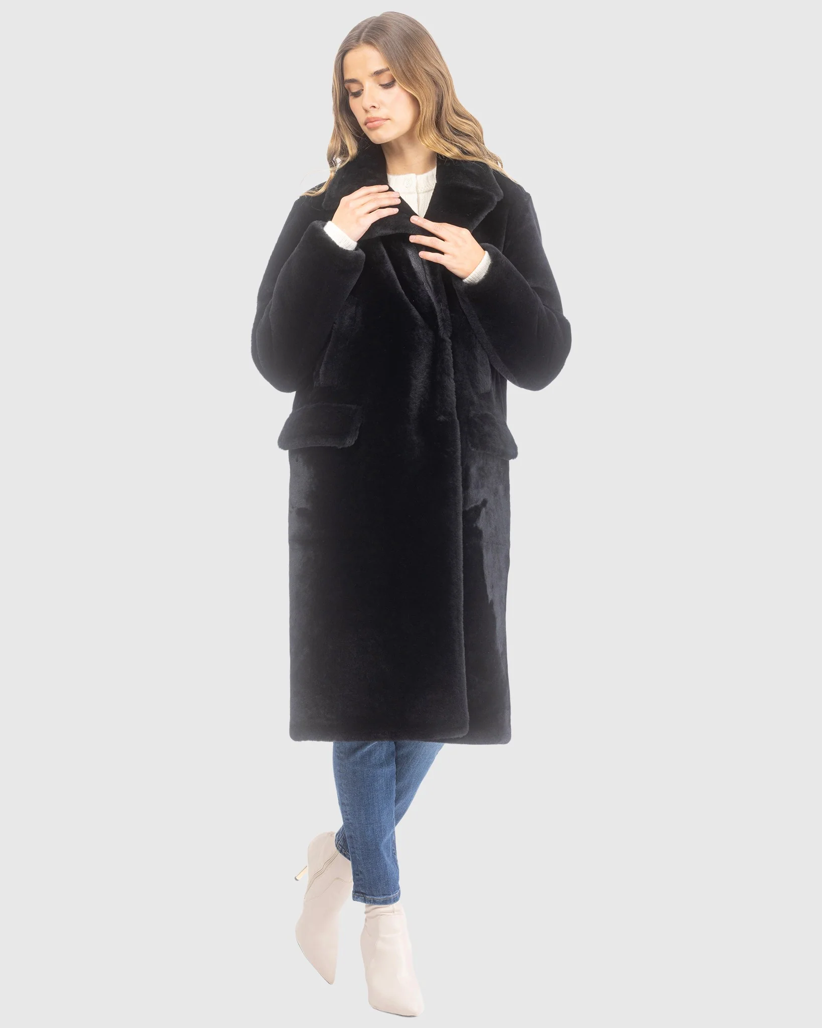 Merino Shearling Lamb Short Coat