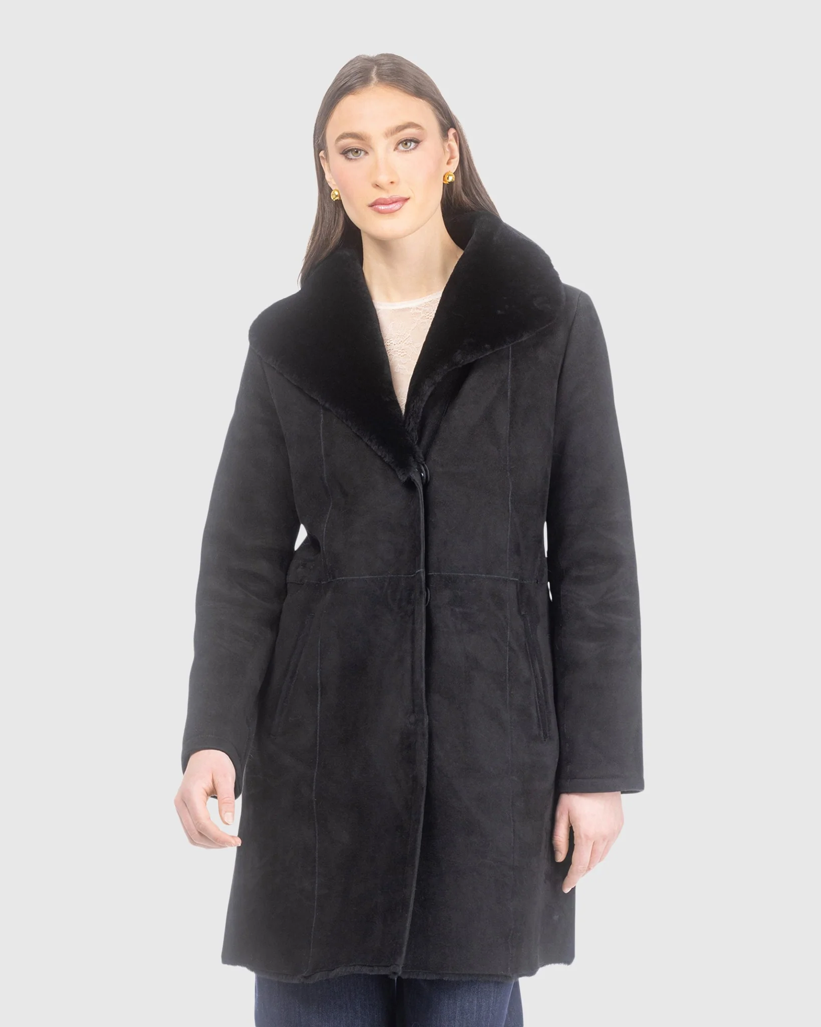 Merino Shearling Lamb Stroller, Belt - Image 5