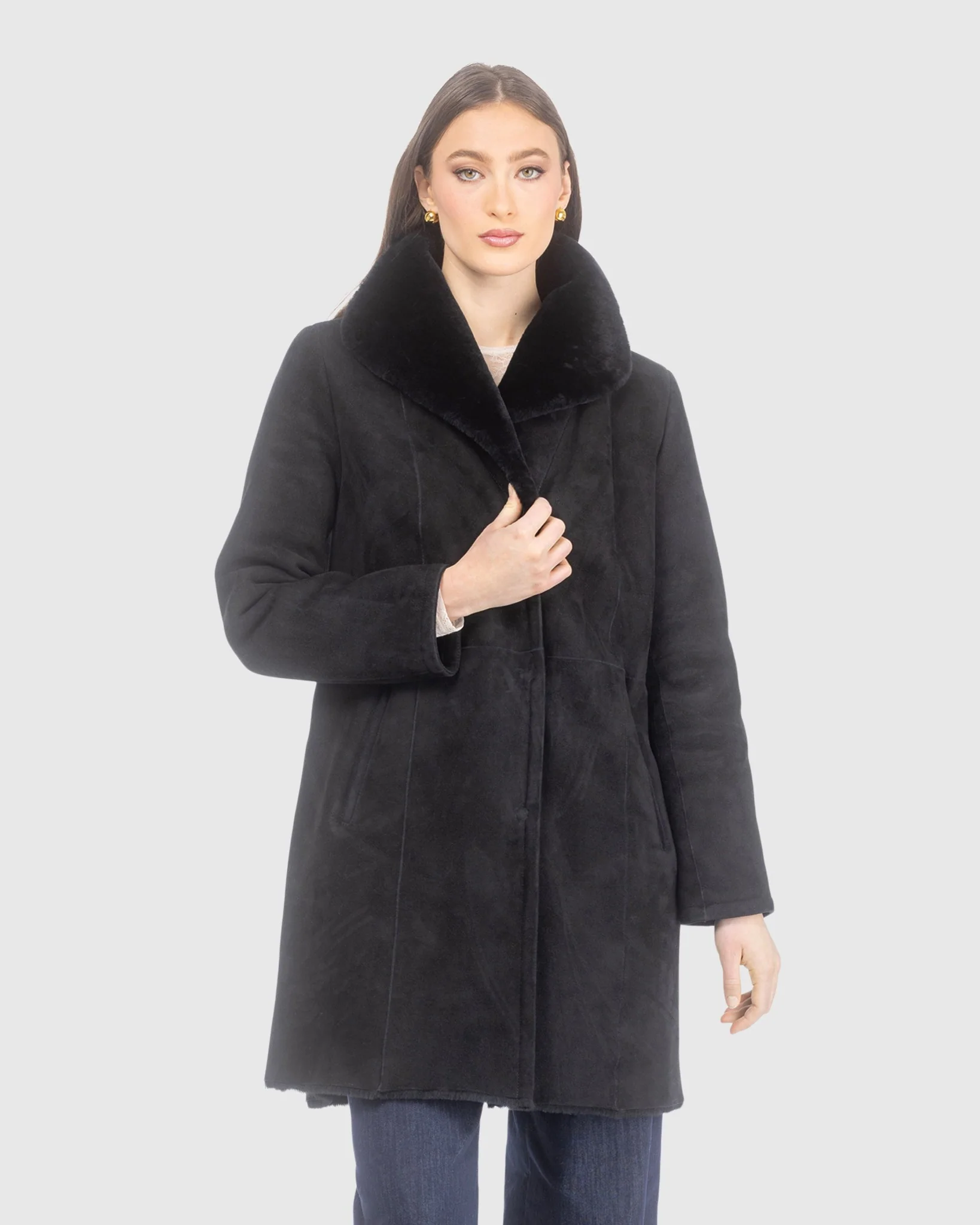 Merino Shearling Lamb Stroller, Belt - Image 7