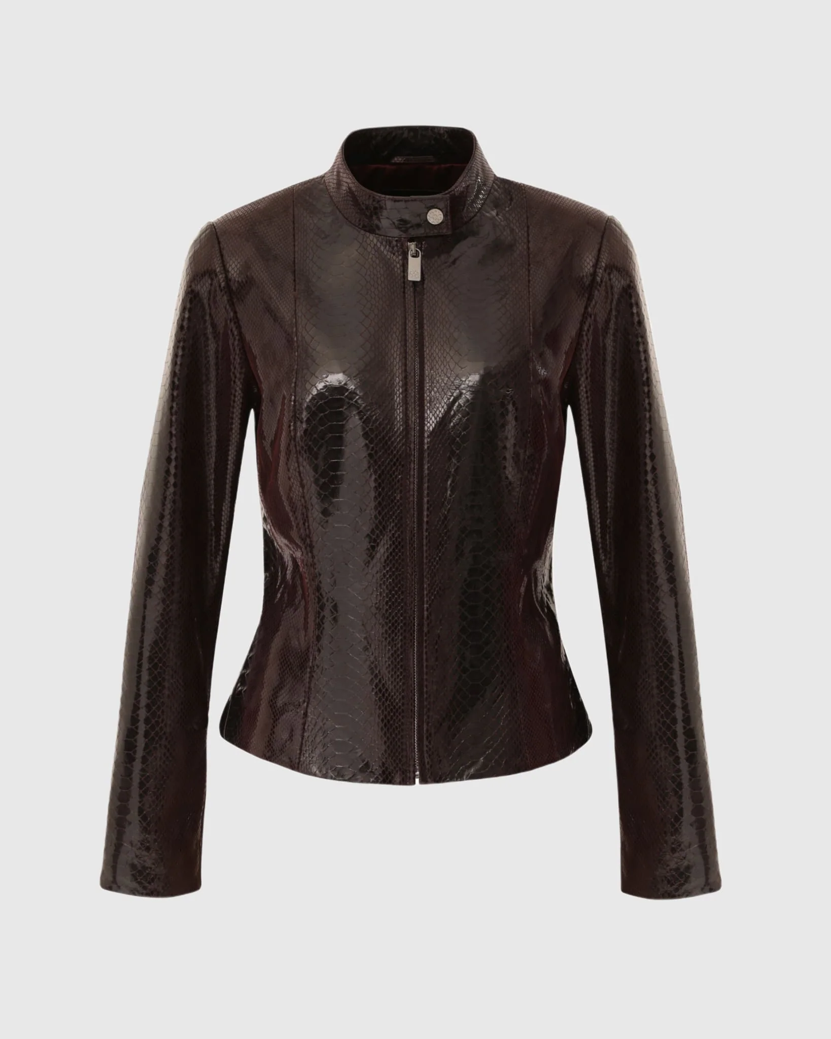 METIS SUEDE PYTHN PRINTED ZIP JACKET - Image 10