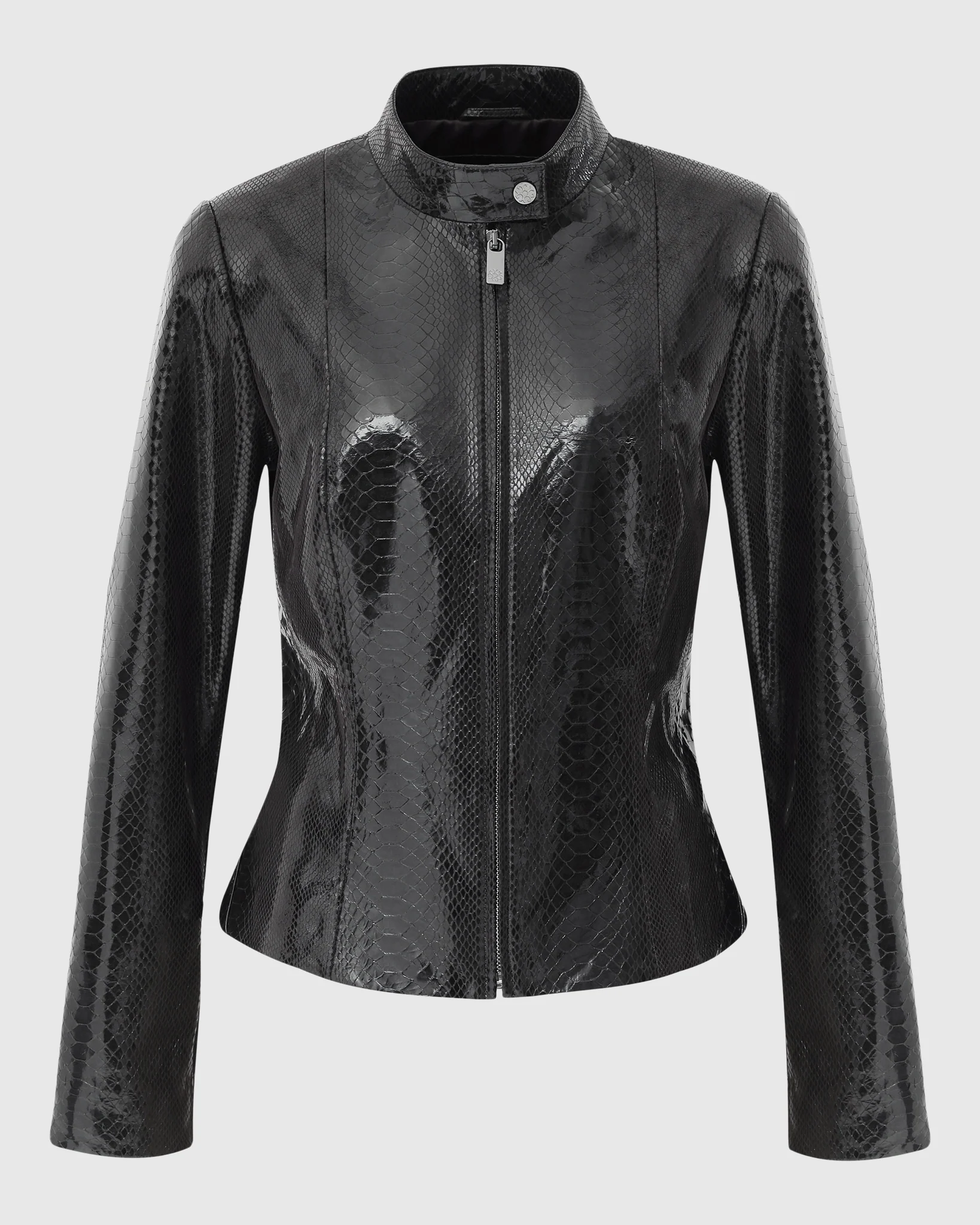 METIS SUEDE PYTHN PRINTED ZIP JACKET - Image 5