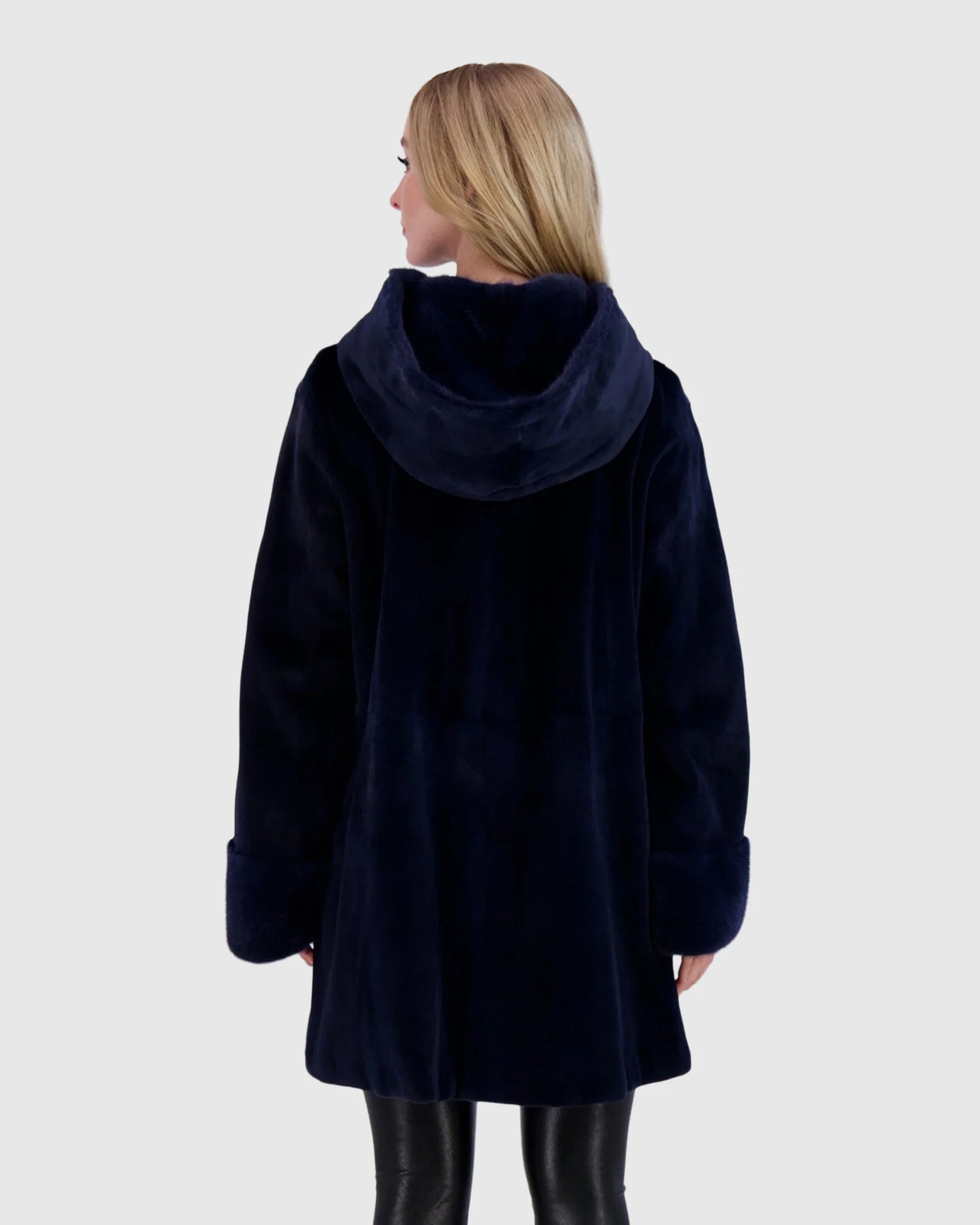MINK HOODED JACKET - Image 6