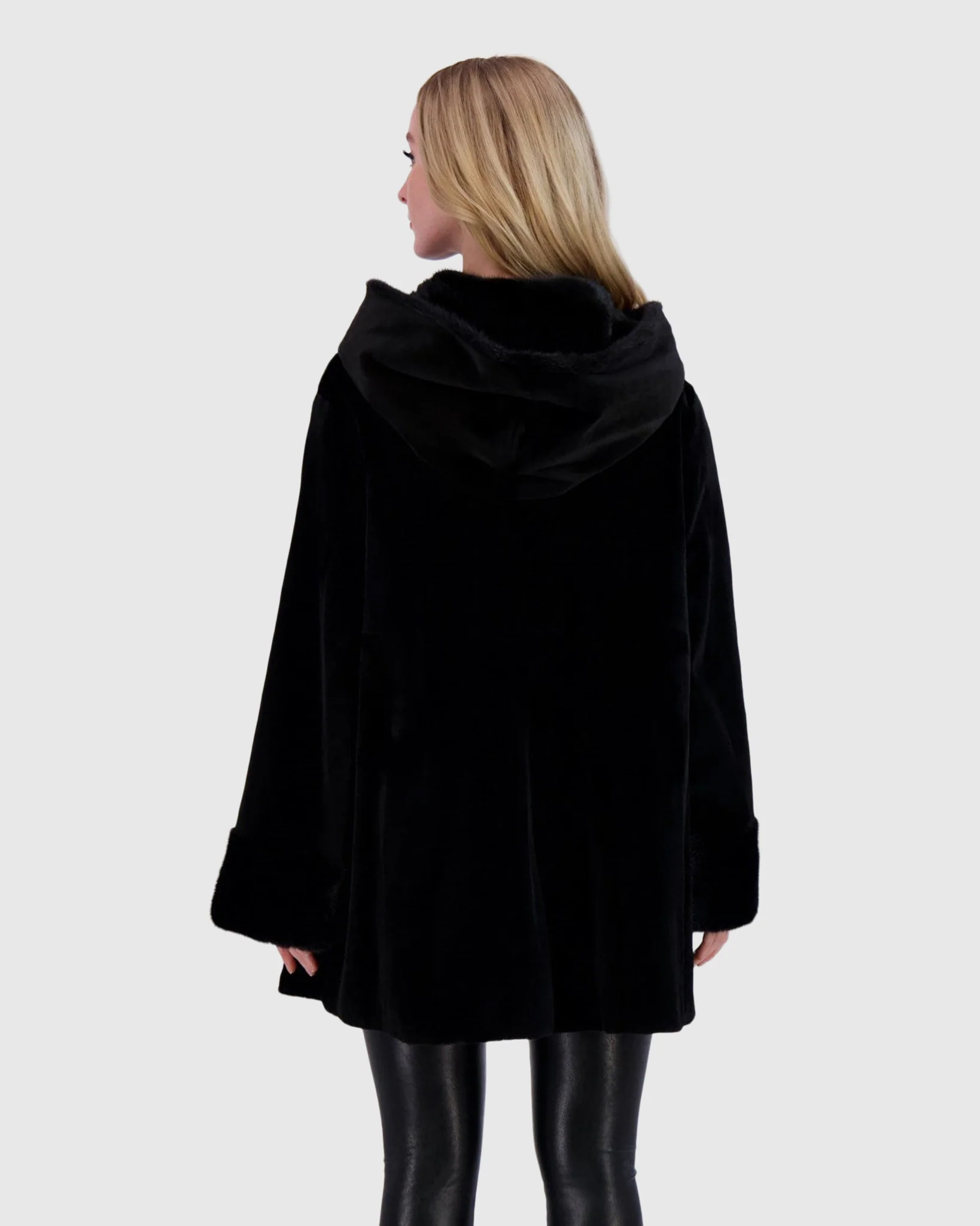 MINK HOODED JACKET - Image 9