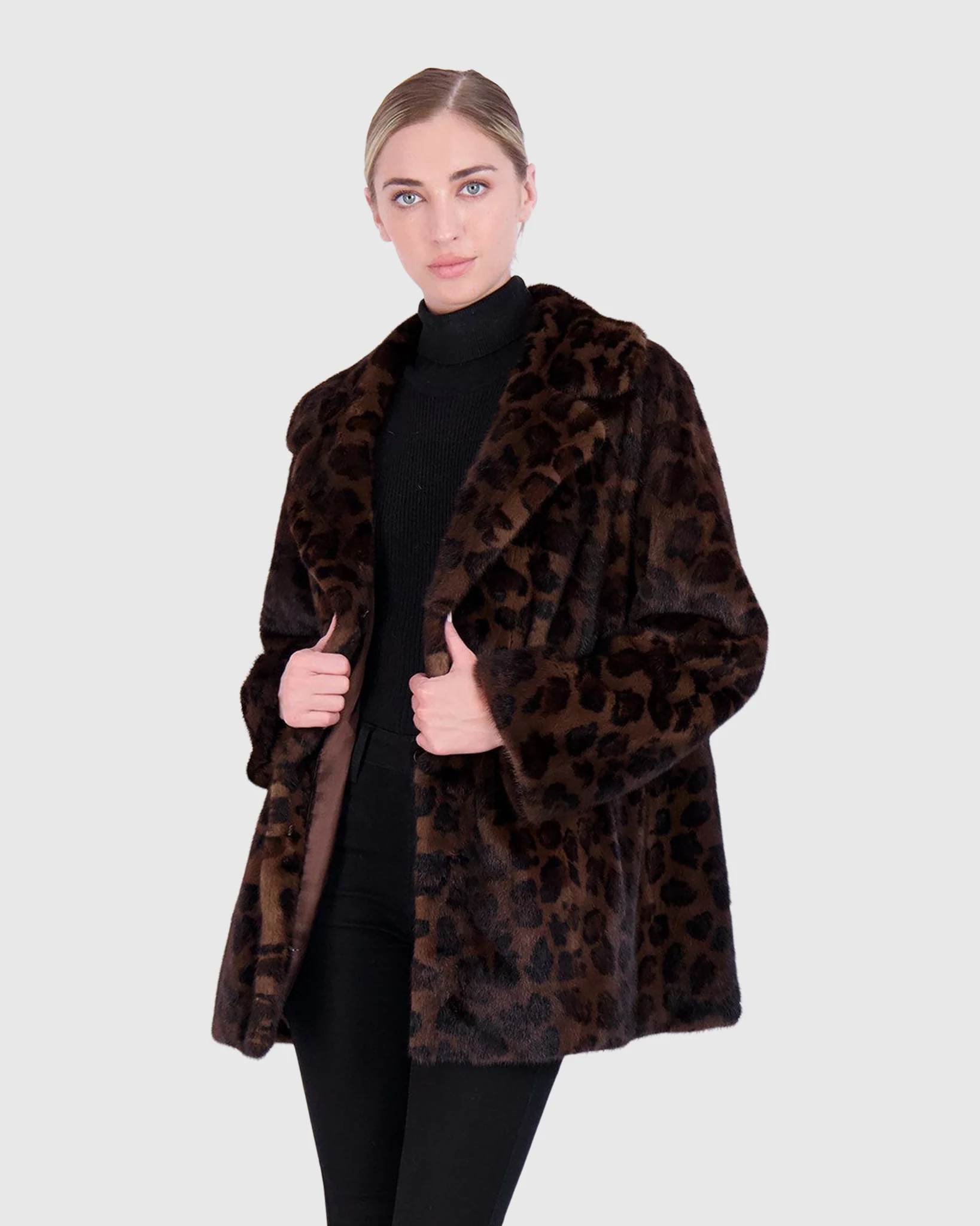MINK JACKET, BELT