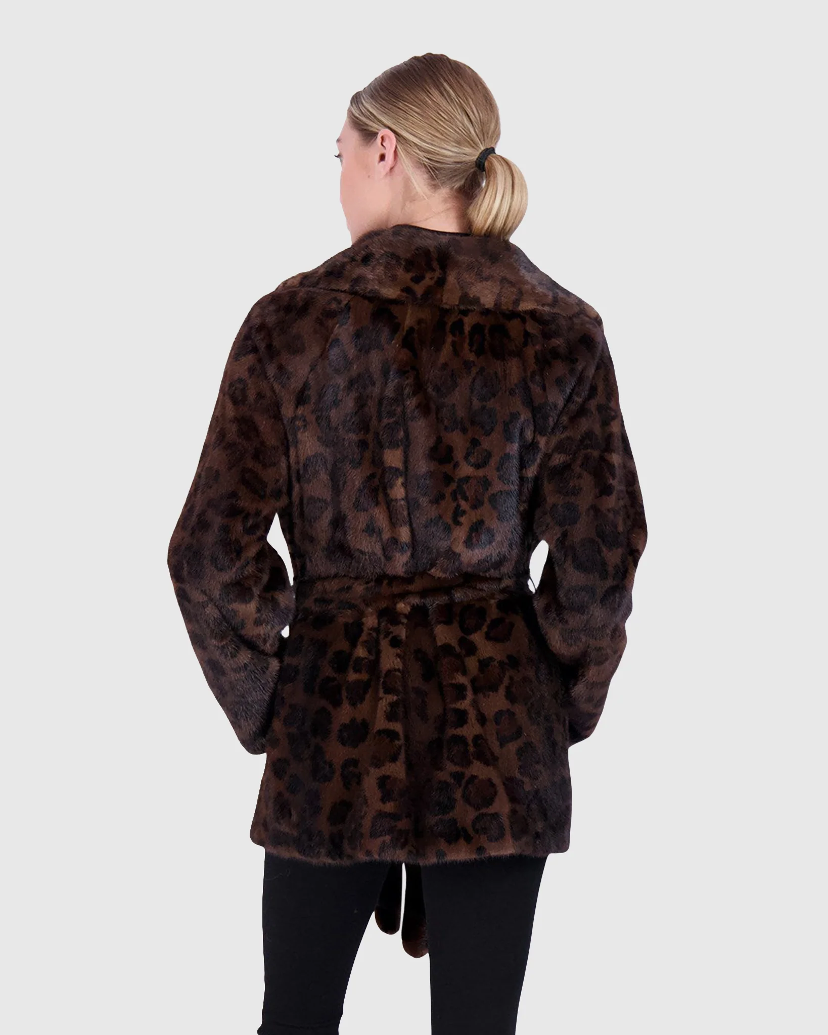 MINK JACKET, BELT - Image 3