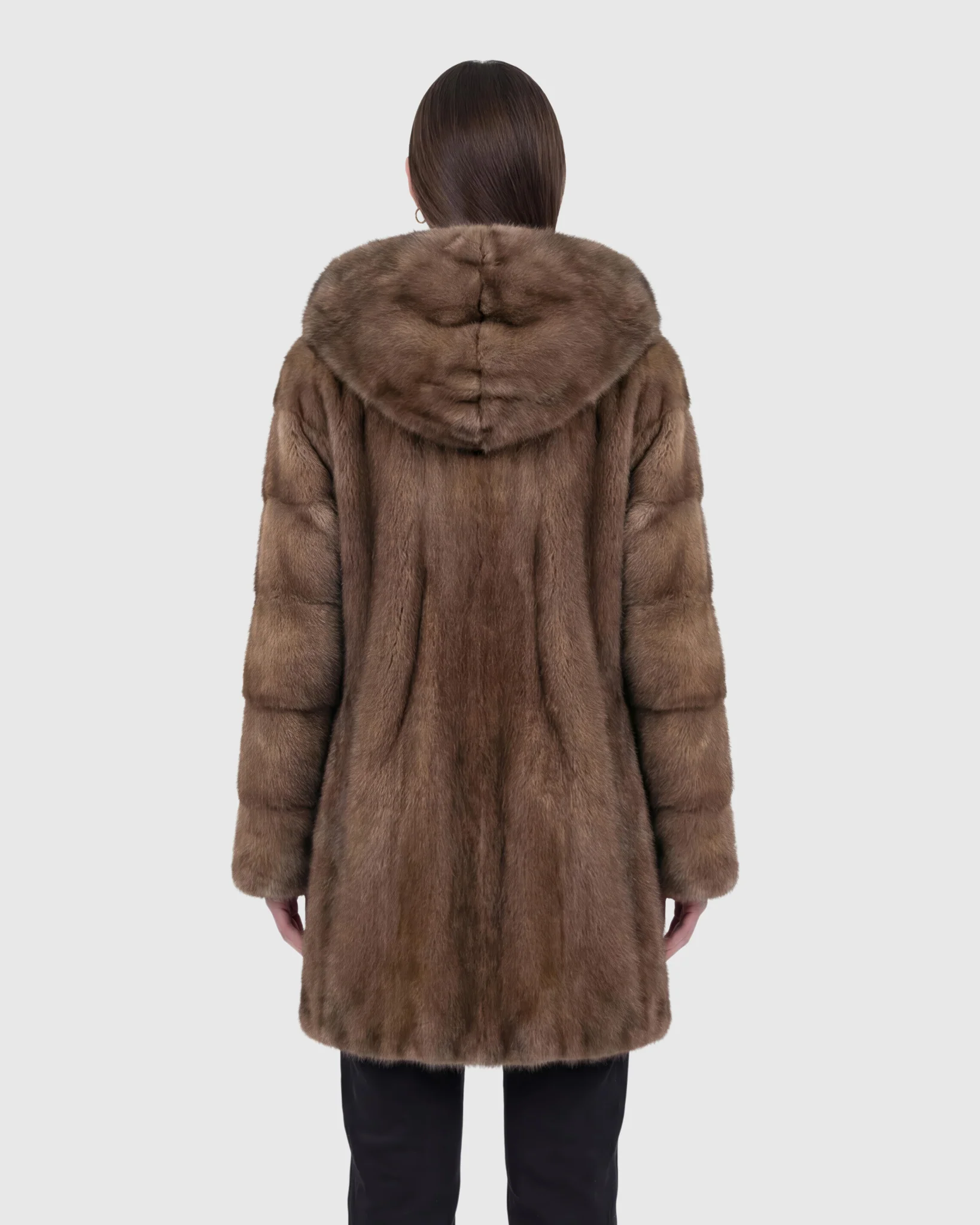 MINK JACKET WITH SABLE TRIM - Image 3