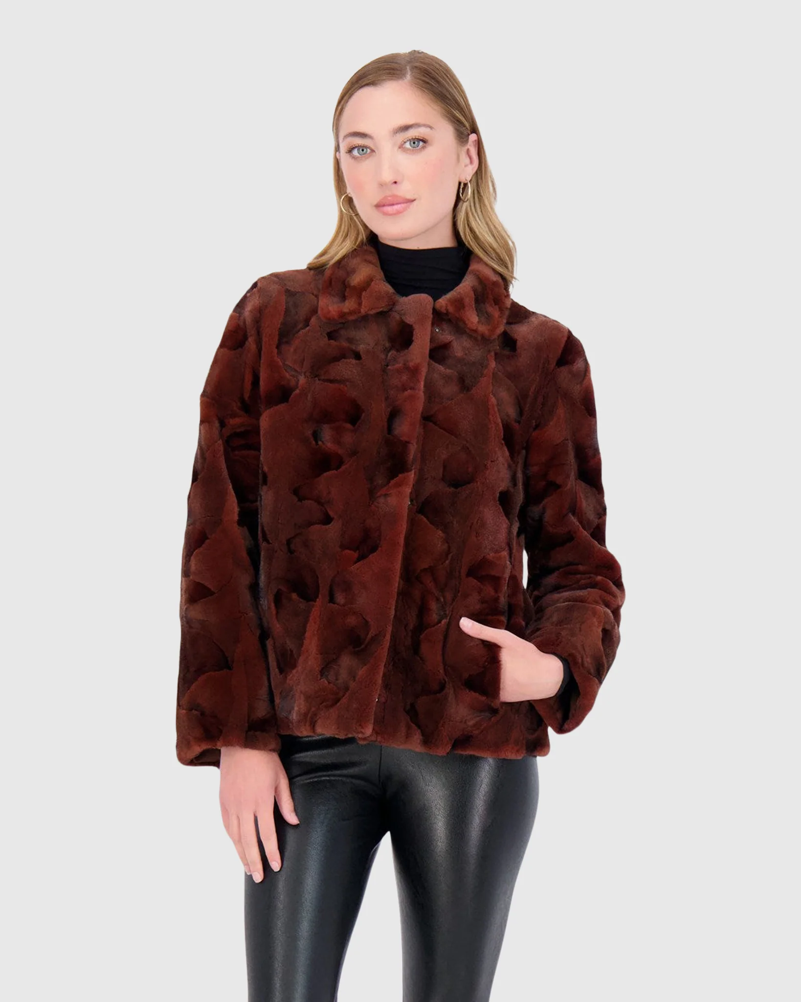MINK SECTIONS JACKET
