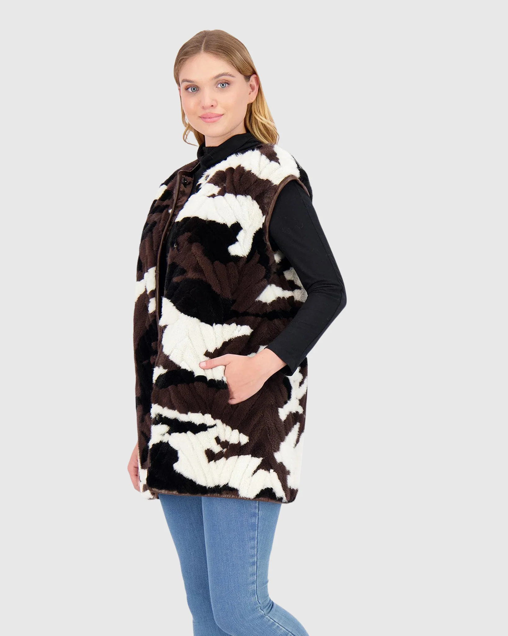 MINK SECTIONS VEST - Image 3