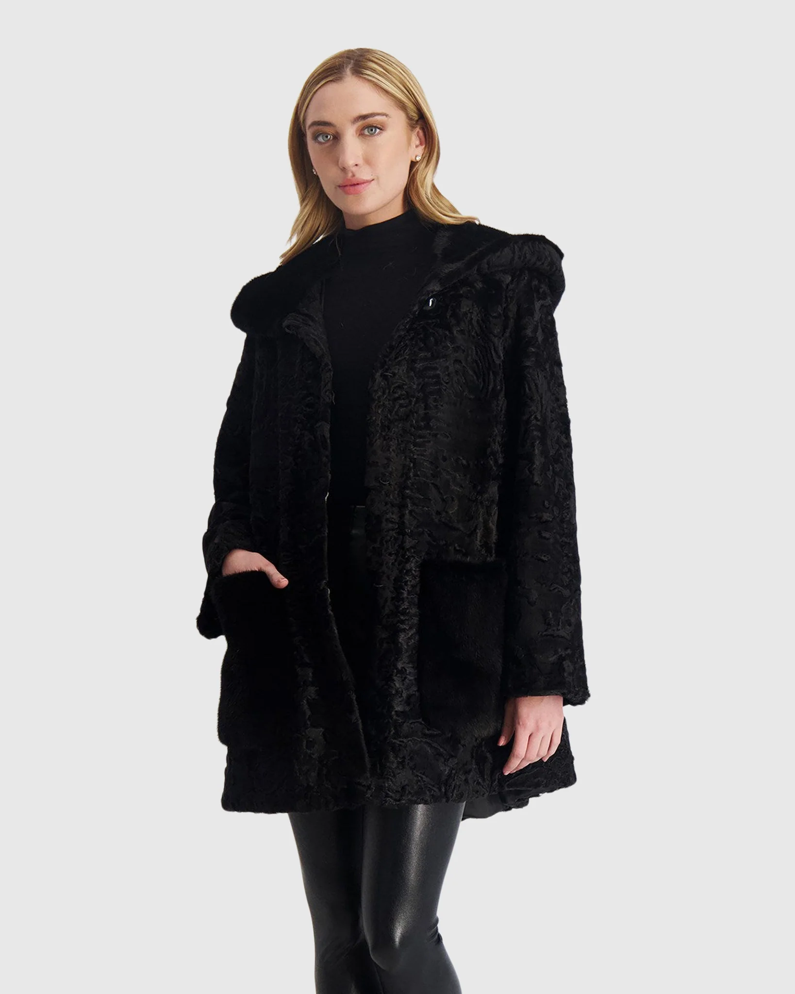 PERSIAN PARKA WITH MINK TRIM - Image 4