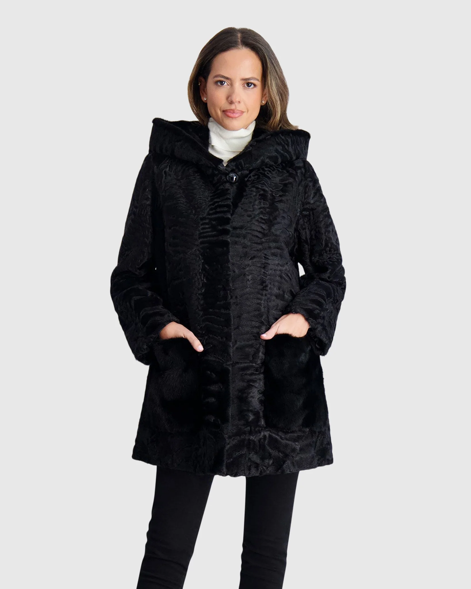 PERSIAN PARKA WITH MINK TRIM - Image 6
