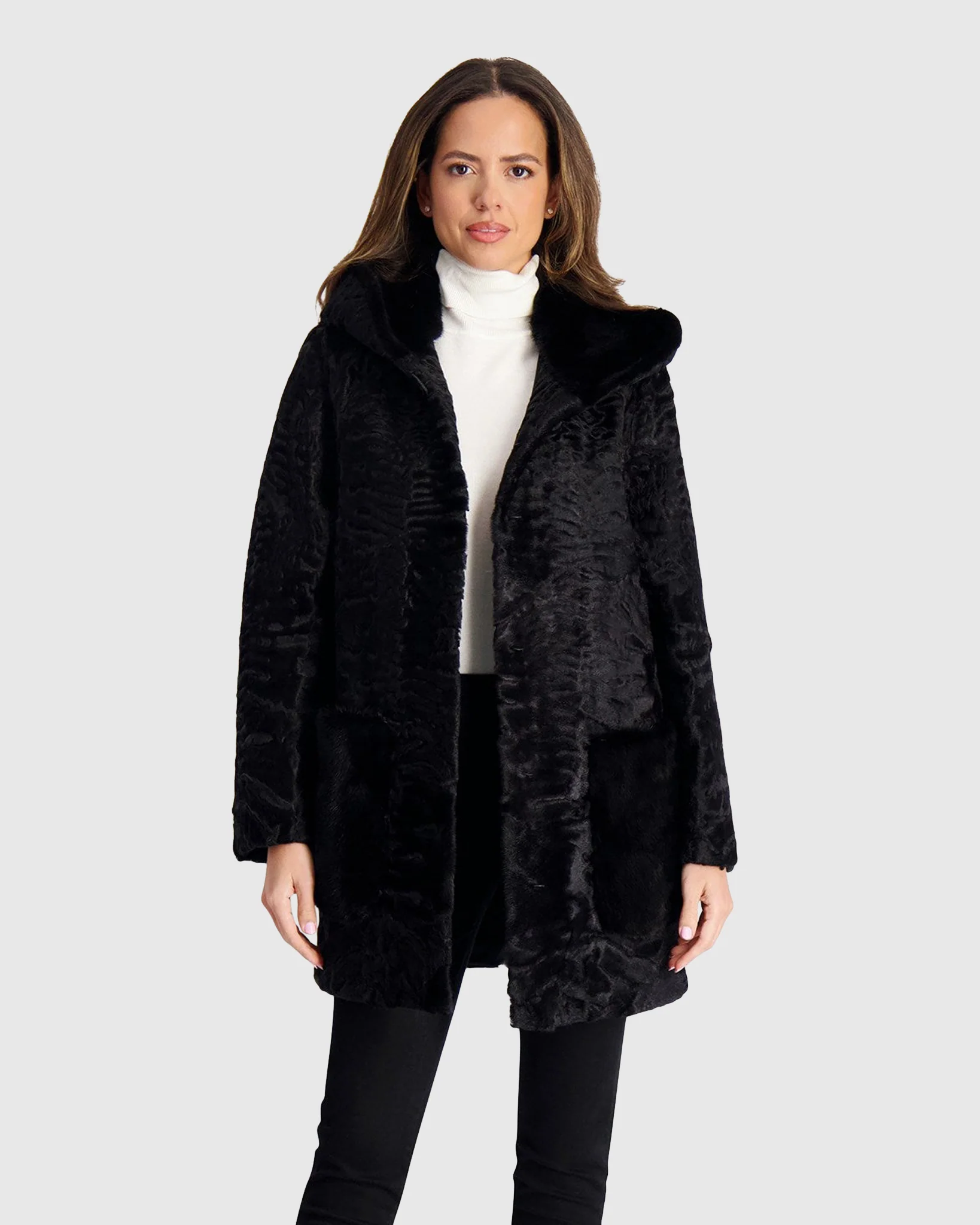 PERSIAN PARKA WITH MINK TRIM - Image 7