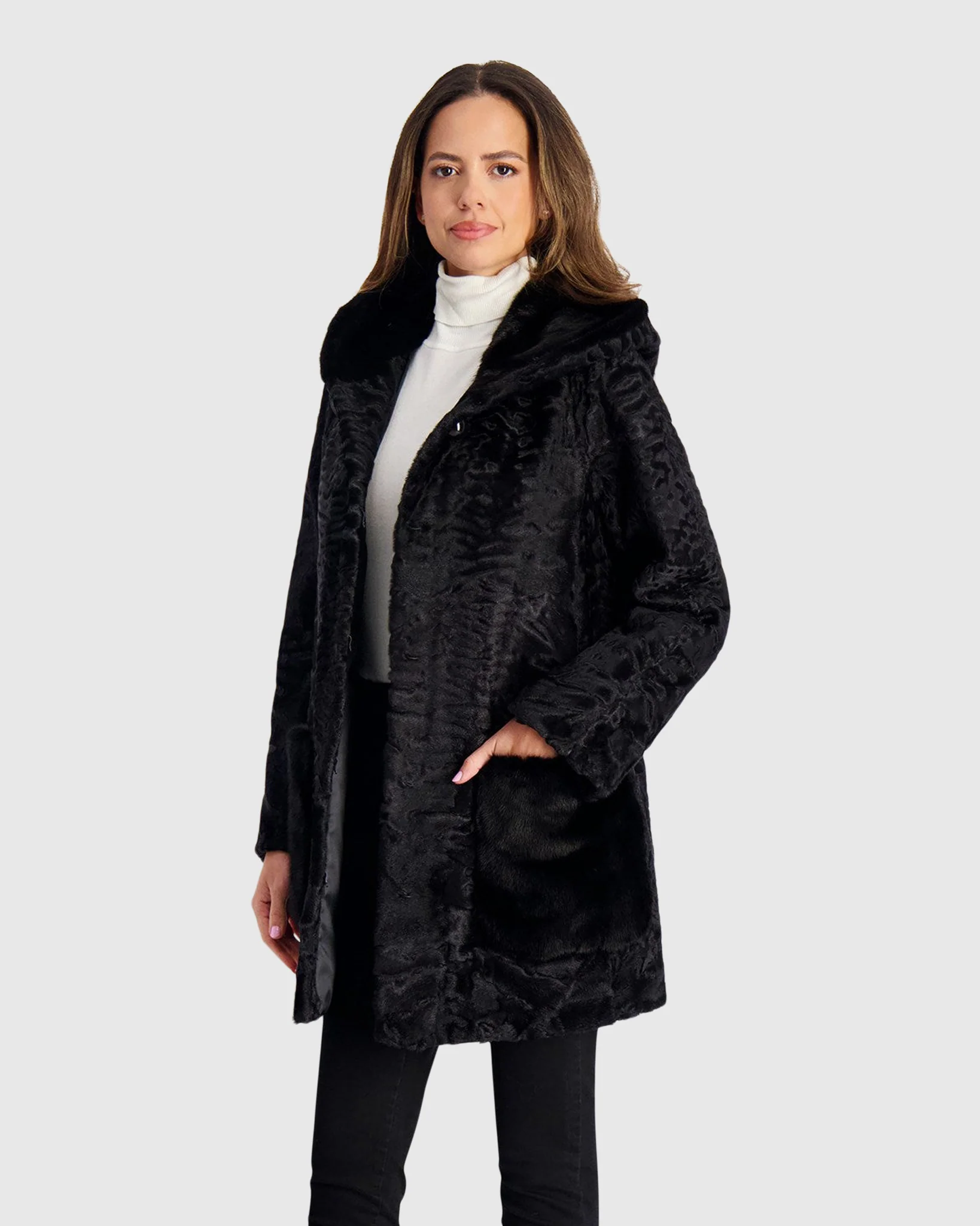 PERSIAN PARKA WITH MINK TRIM - Image 8
