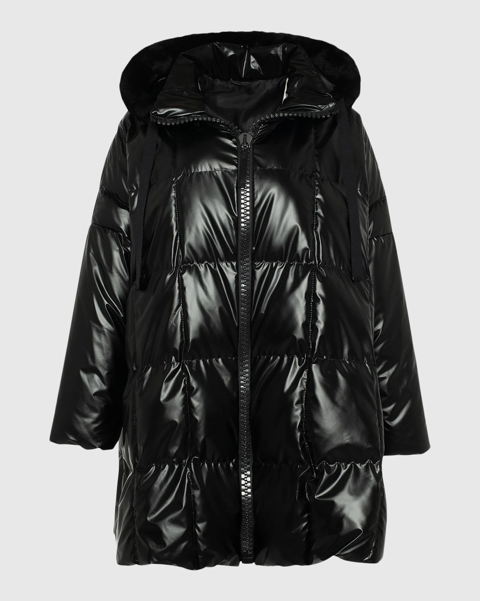 Quilted Parka With Select Shearling Lamb Hood Trim - Image 8