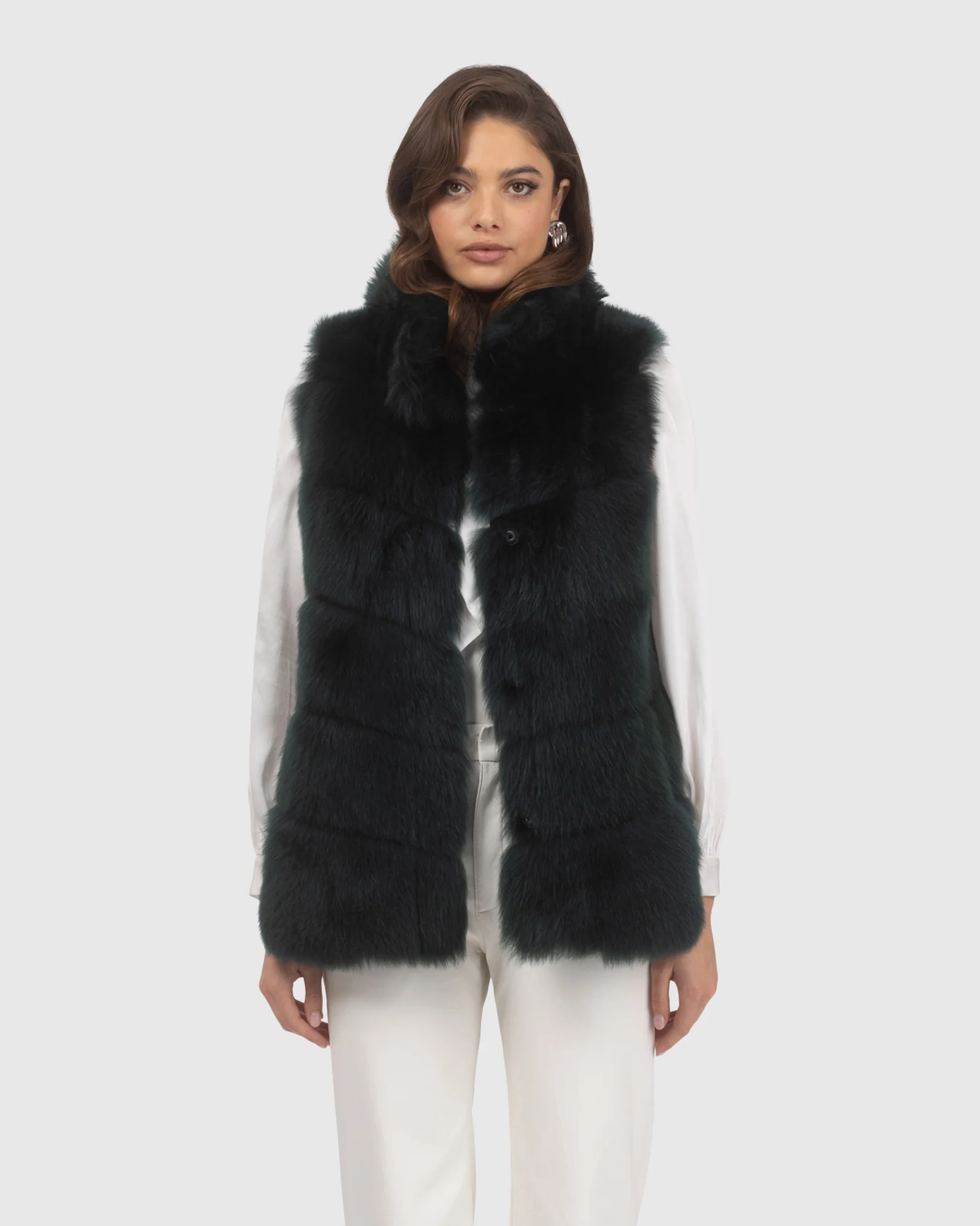 Reversible Merinillo Shearling Lamb Vest - Image 24