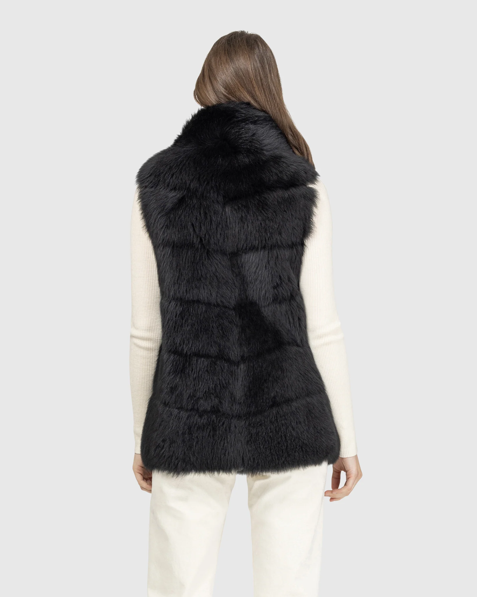 Reversible Merinillo Shearling Lamb Vest - Image 10