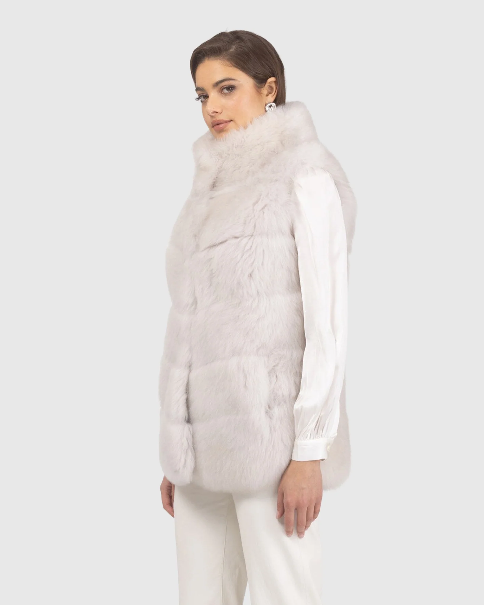 Reversible Merinillo Shearling Lamb Vest - Image 4
