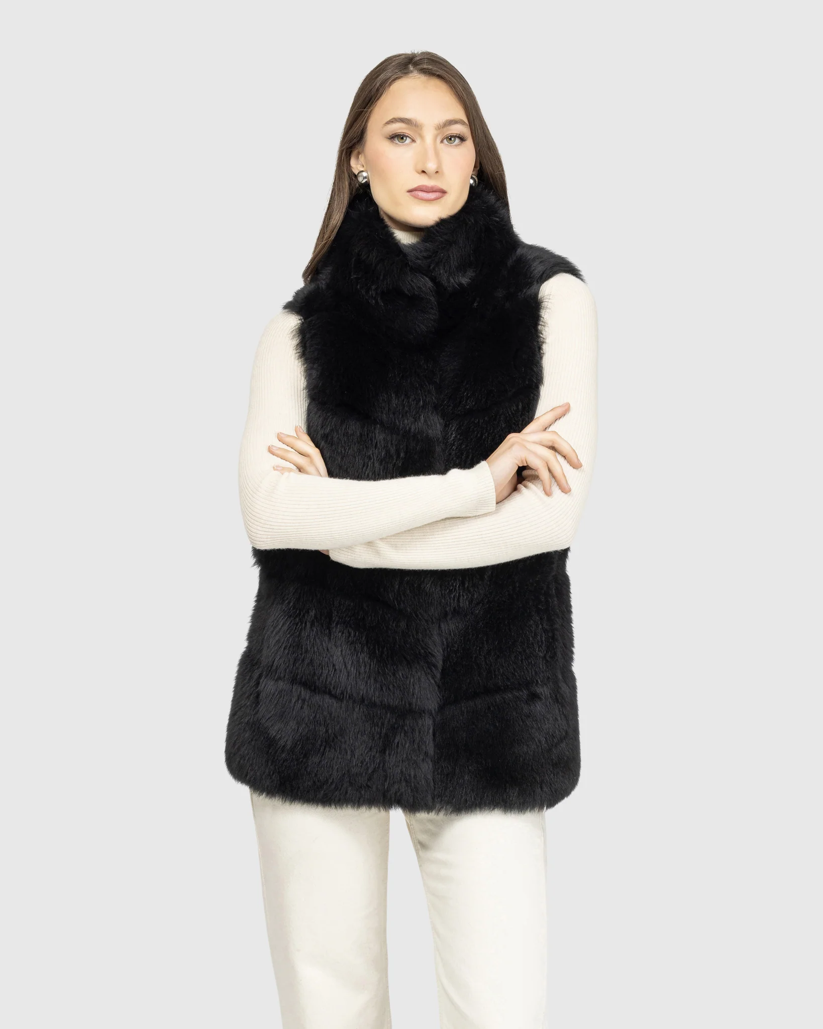 Reversible Merinillo Shearling Lamb Vest - Image 7