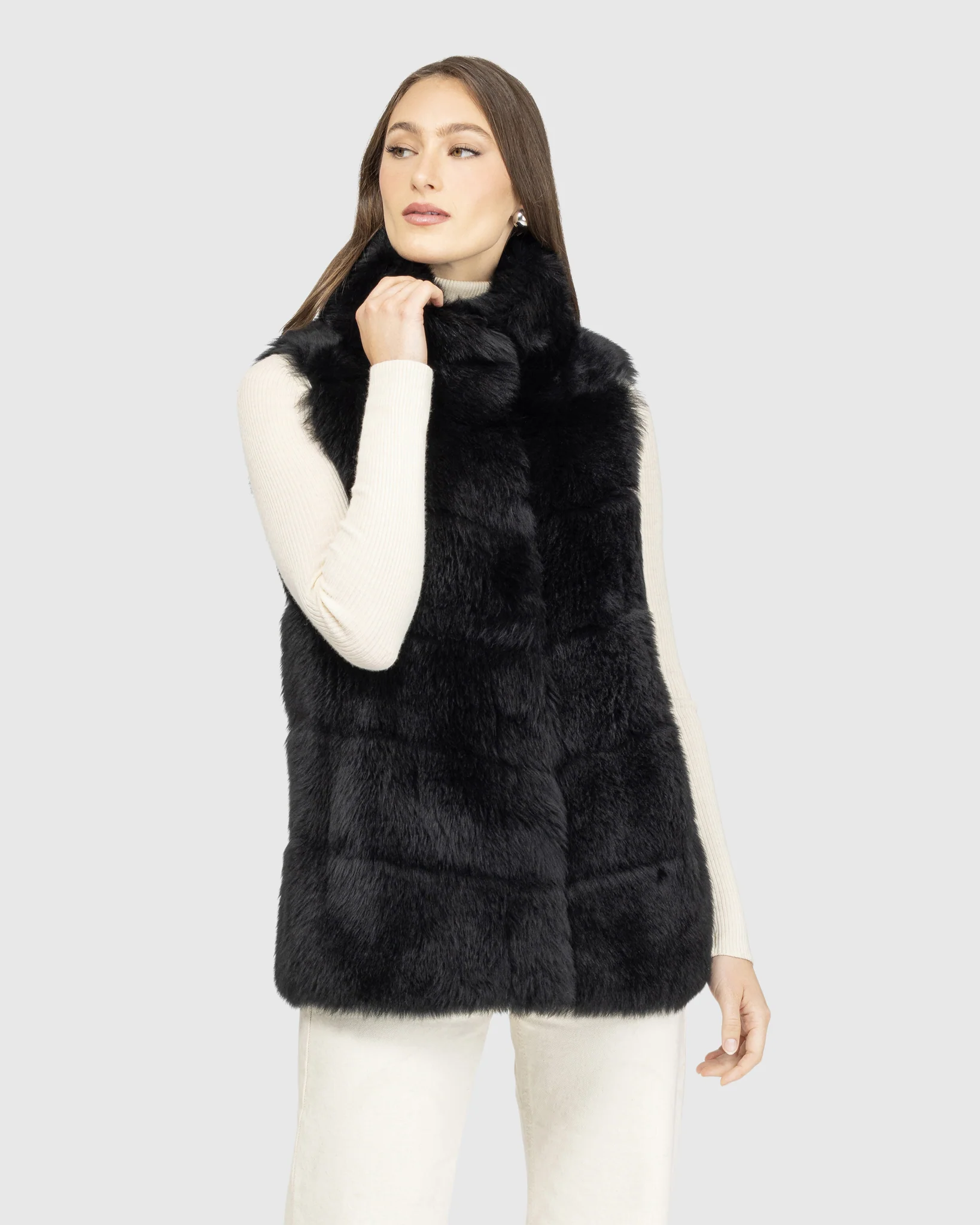 Reversible Merinillo Shearling Lamb Vest - Image 8