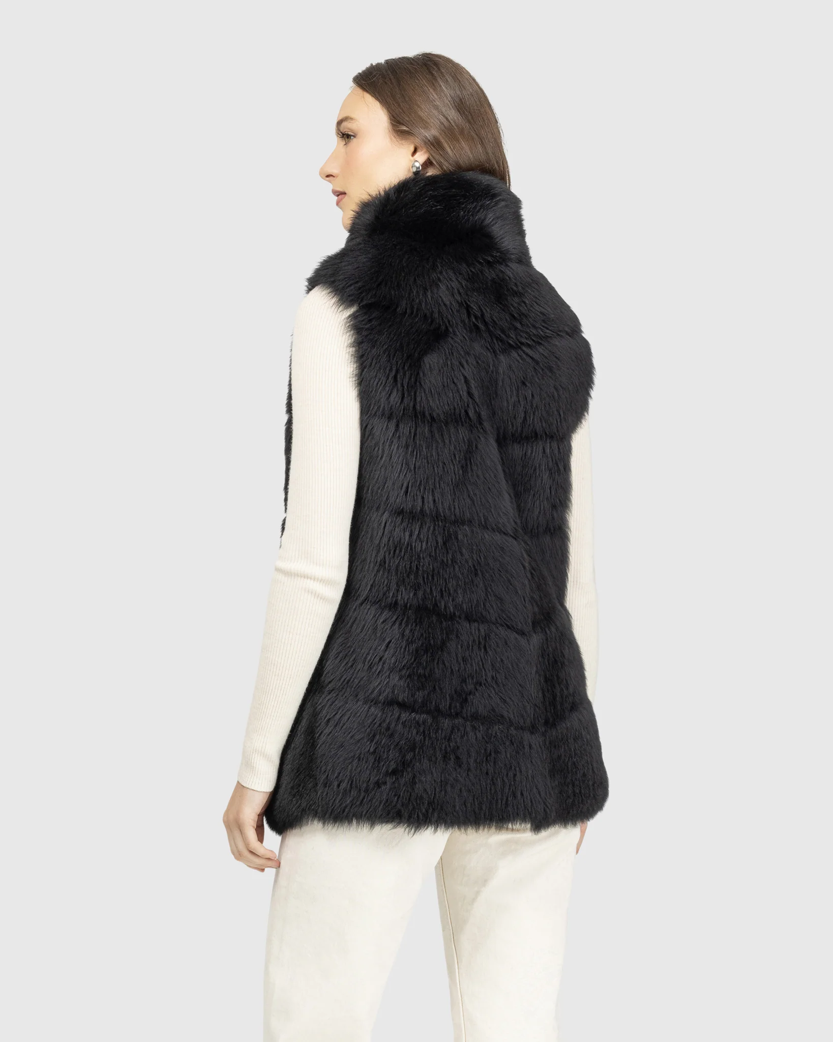 Reversible Merinillo Shearling Lamb Vest - Image 9