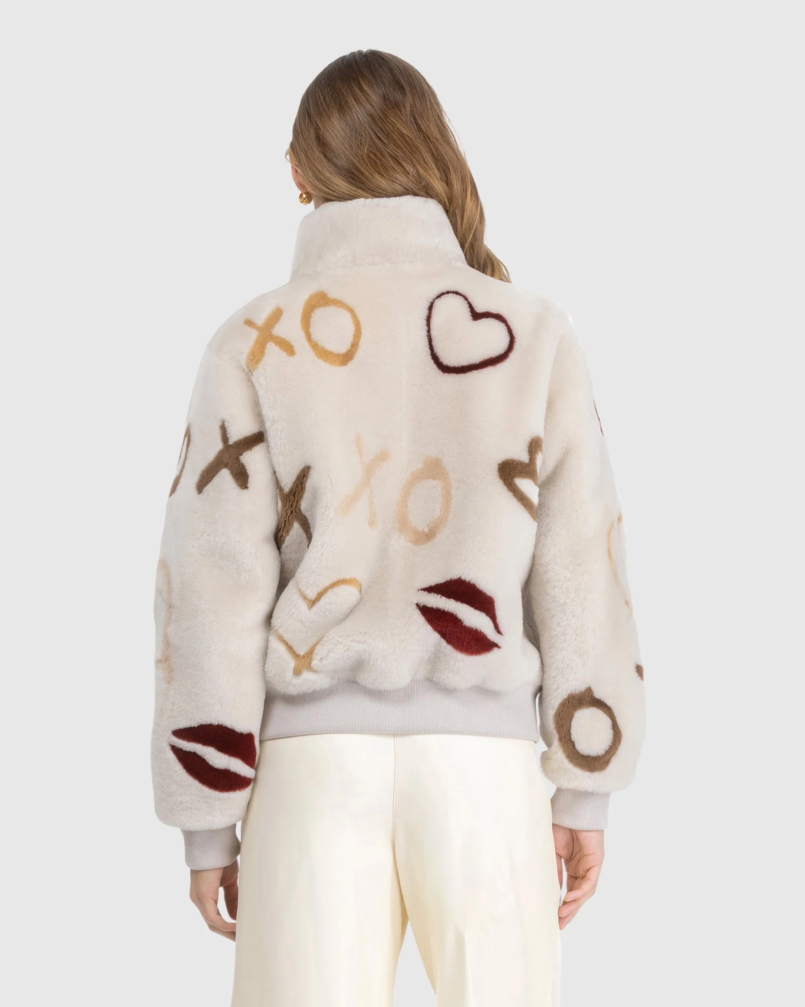 Reversible Merino Shearing Lamb Bomber Jacket - Image 13
