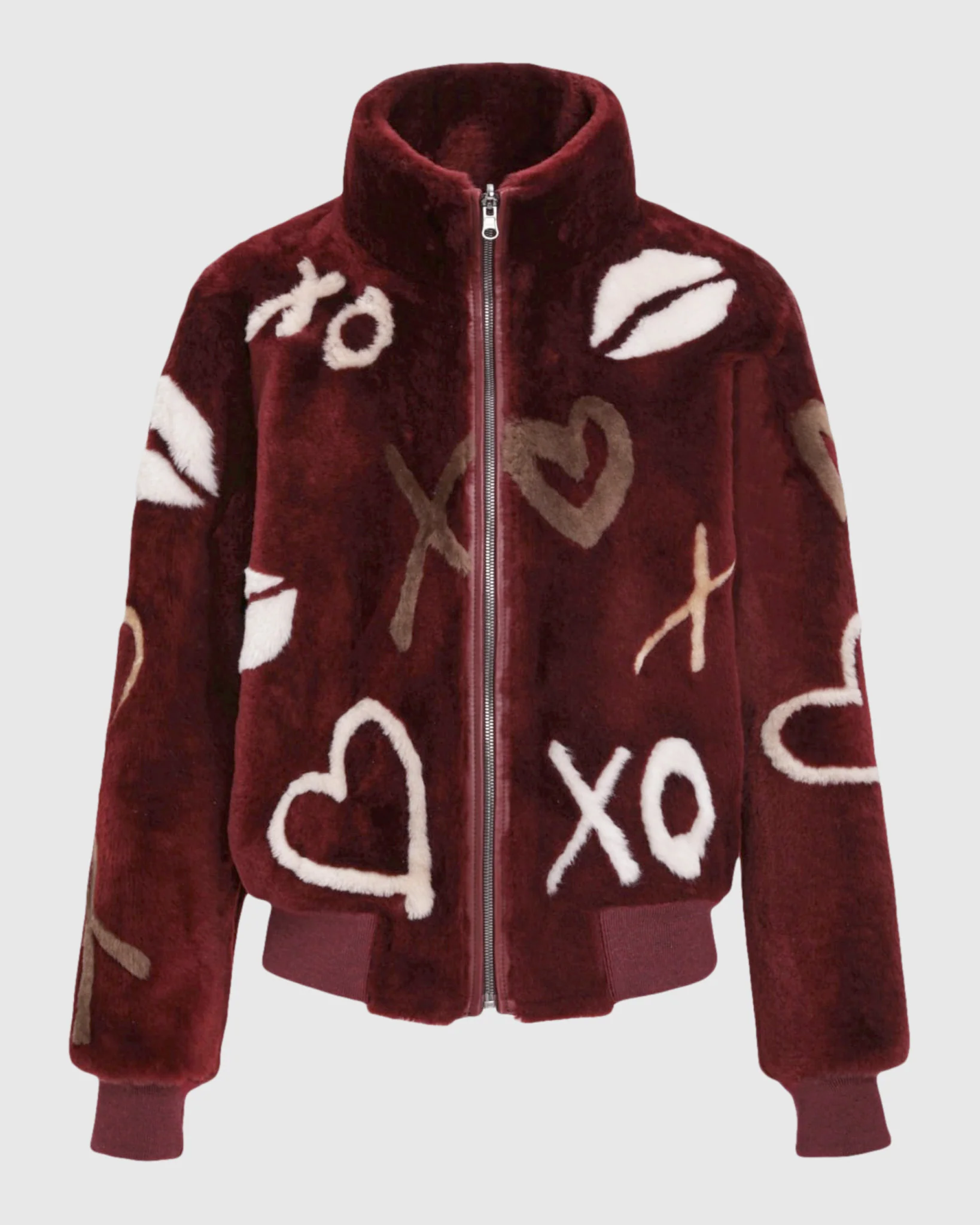 Reversible Merino Shearing Lamb Bomber Jacket - Image 8