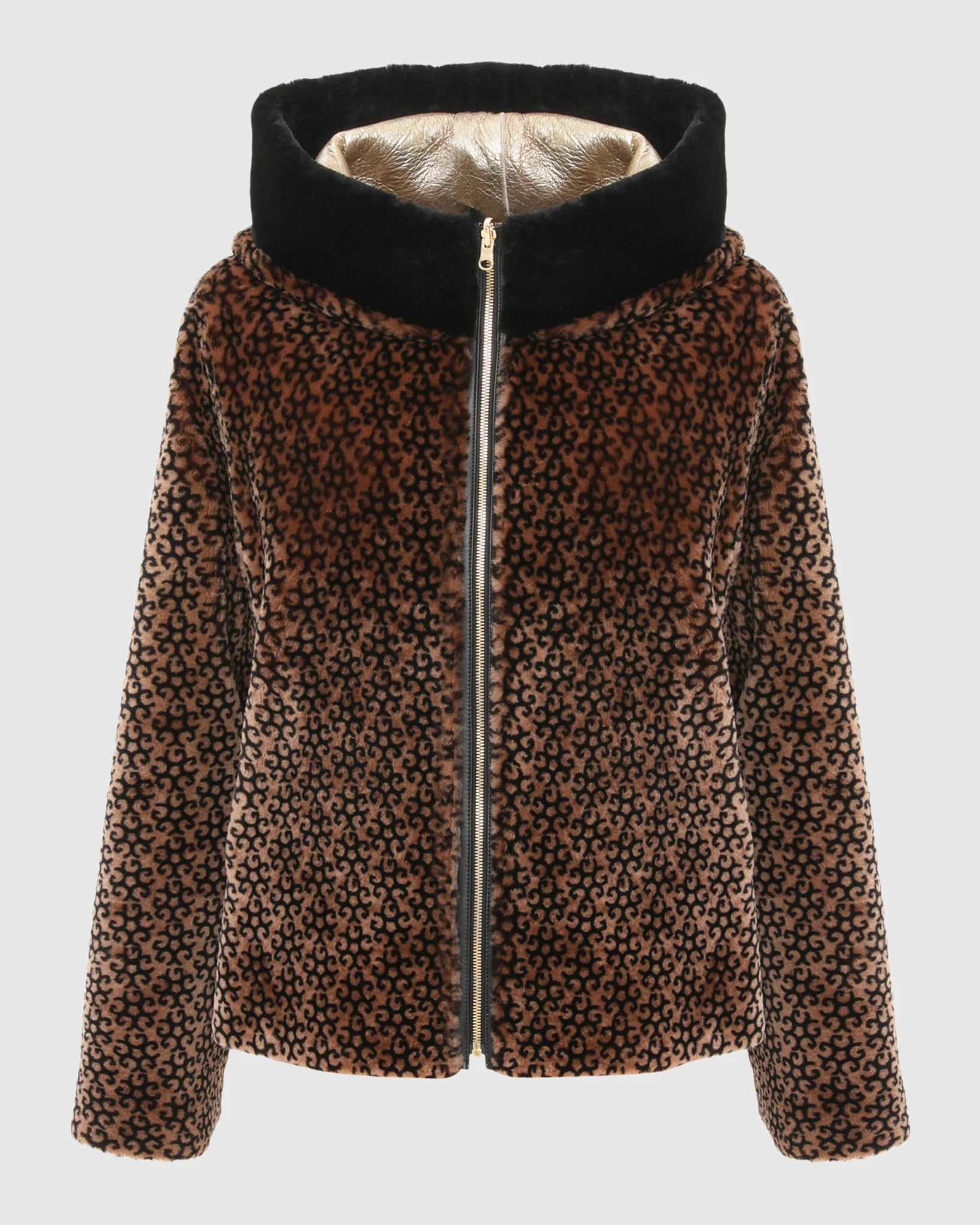 Reversible Merino Shearling Lamb Jacket - Image 5