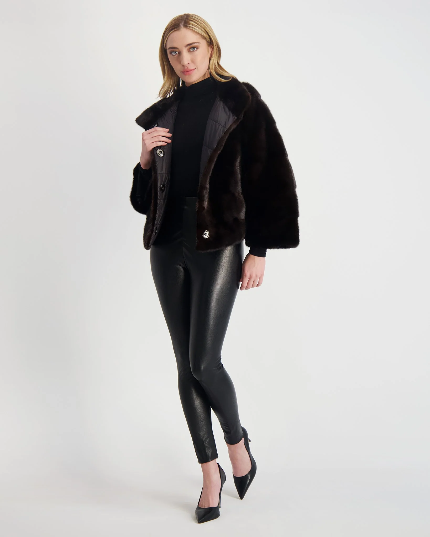 Reversible Mink Jacket - Image 15
