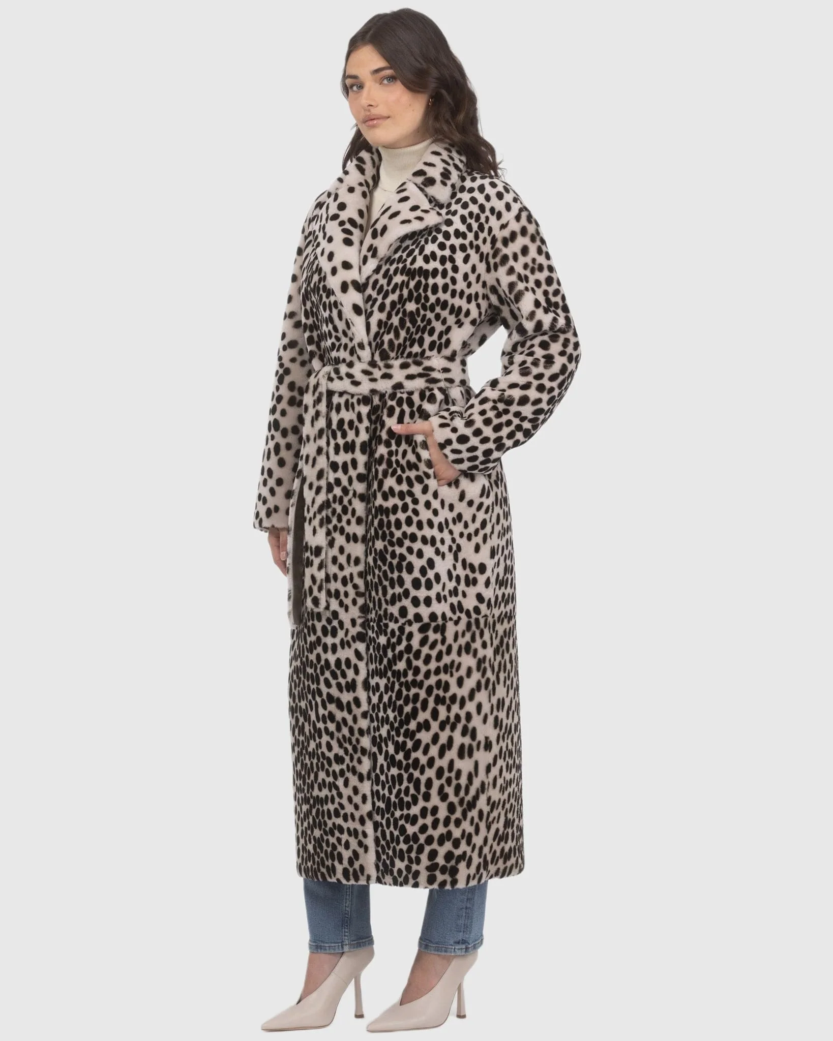 Reversible Select Shearling Lamb Coat - Image 4