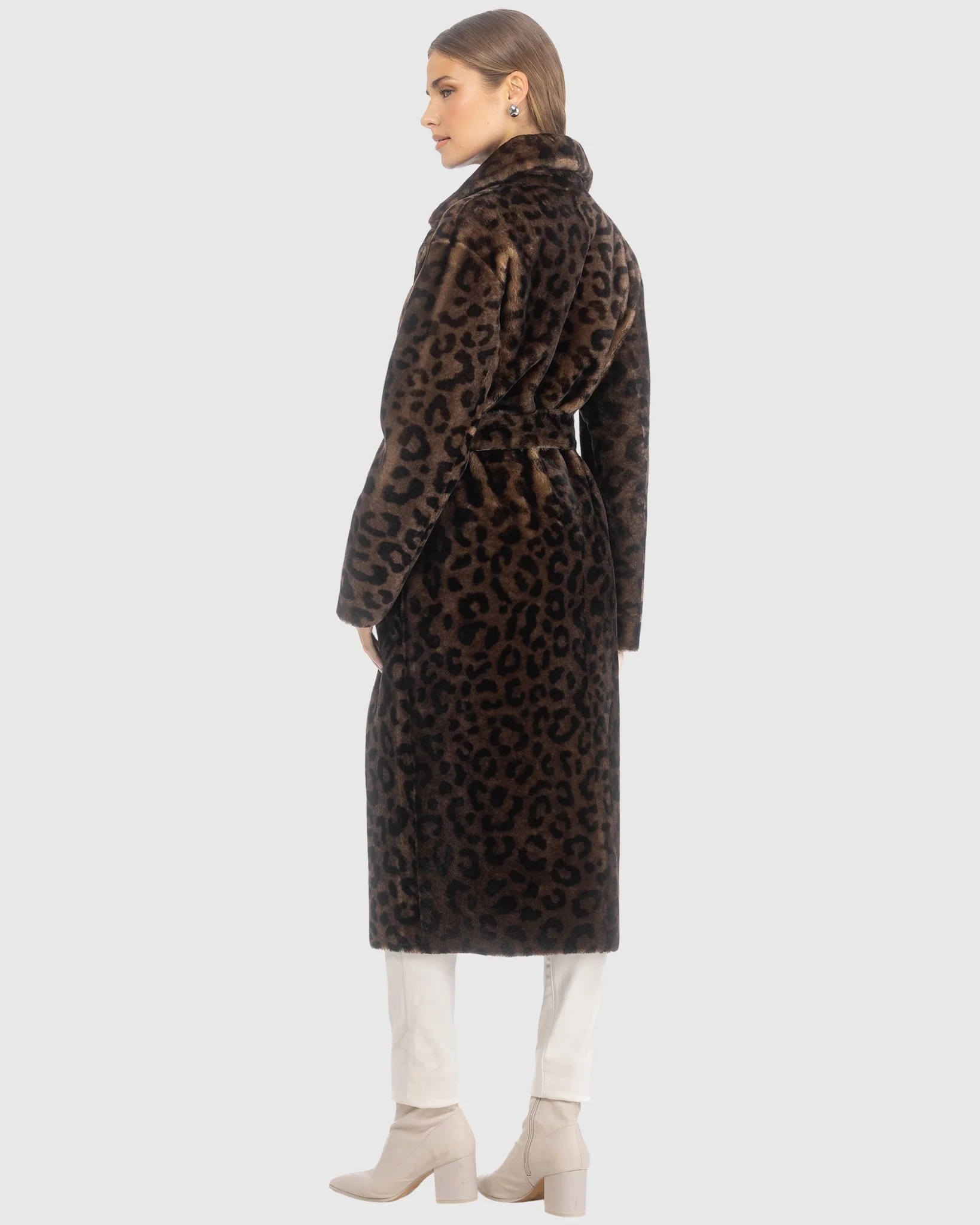 Reversible Select Shearling Lamb Stroller, Belt - Image 4