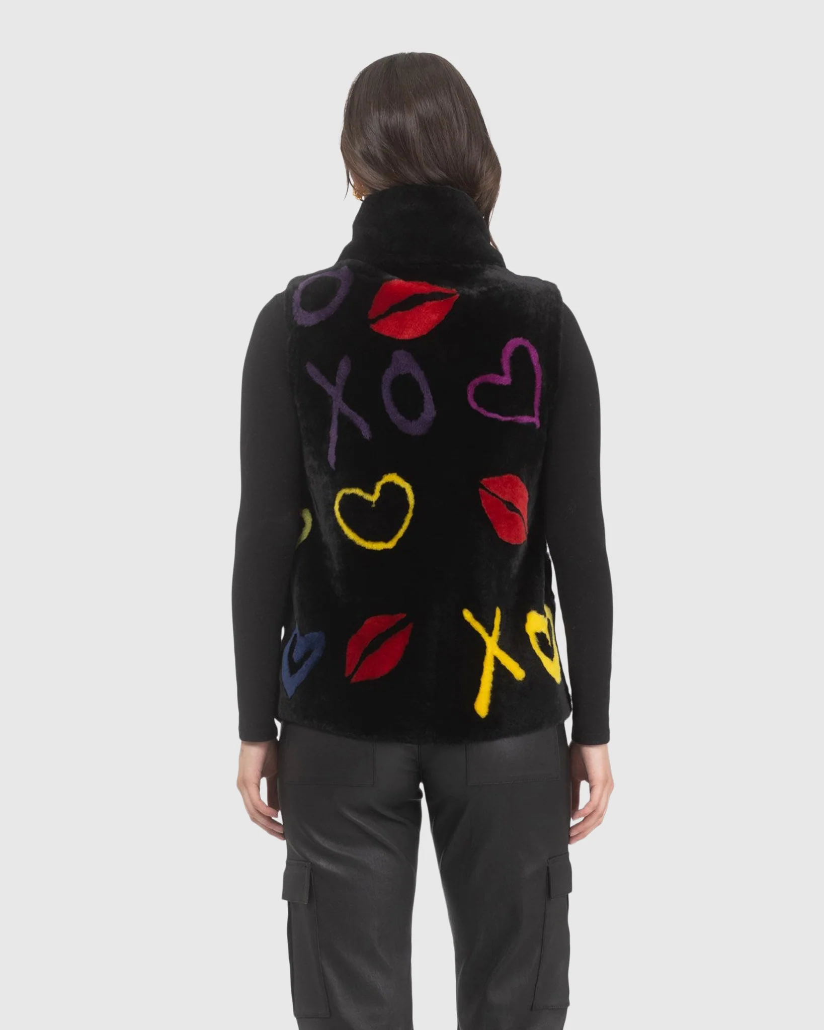 Reversible Select Shearling Lamb Vest - Image 5