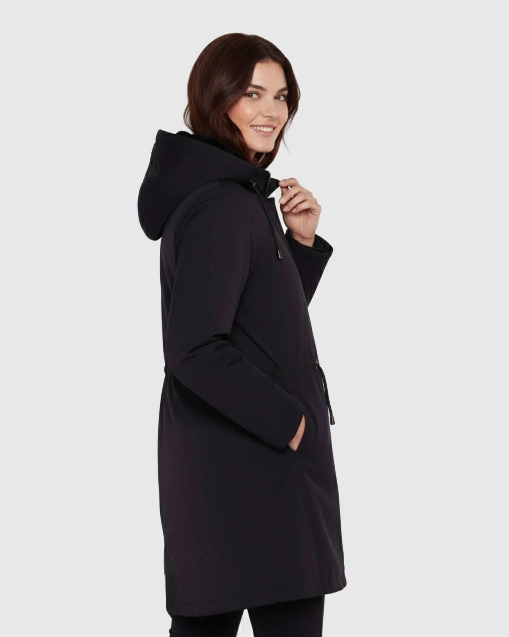 SHEARLING LAMB PARKA REVERSIBLE TO NYLON - Image 3