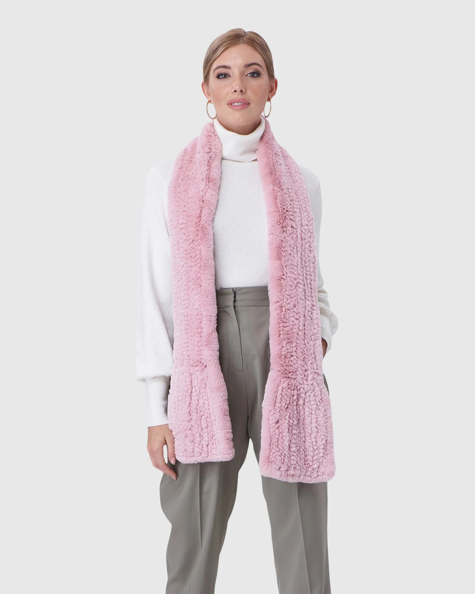 REX RABBIT KNIT SCARF - Image 11