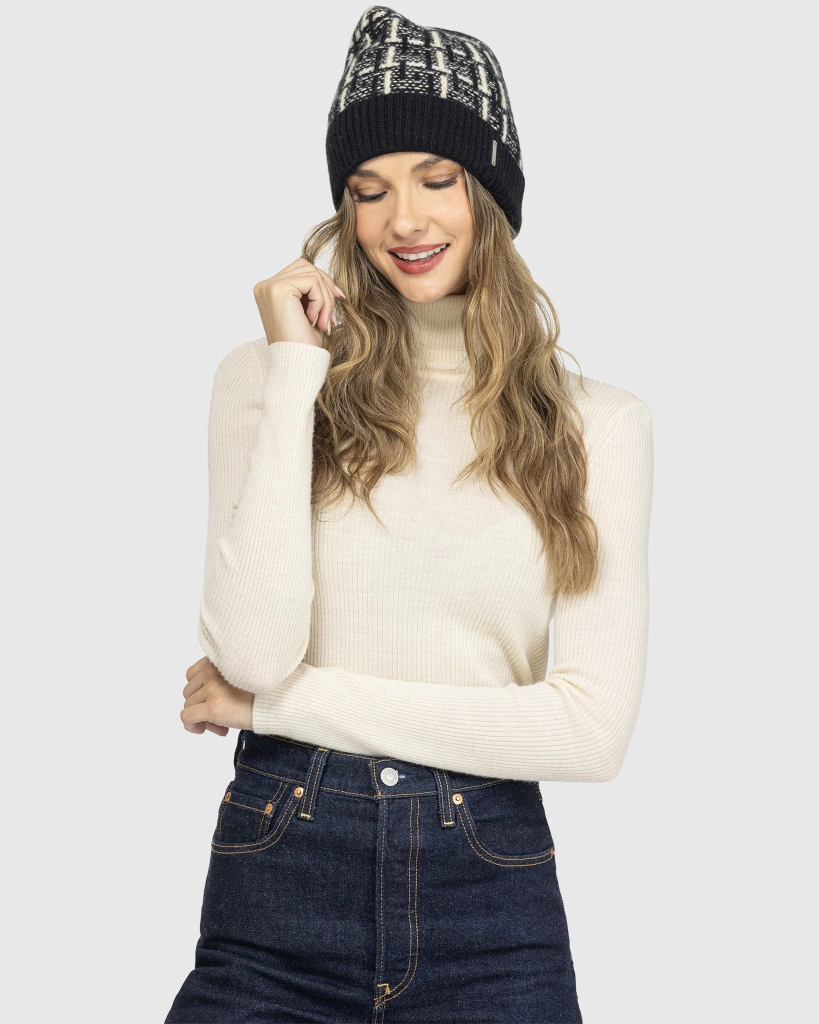 SELECT CASHMERE BEANIE HAT - Image 7