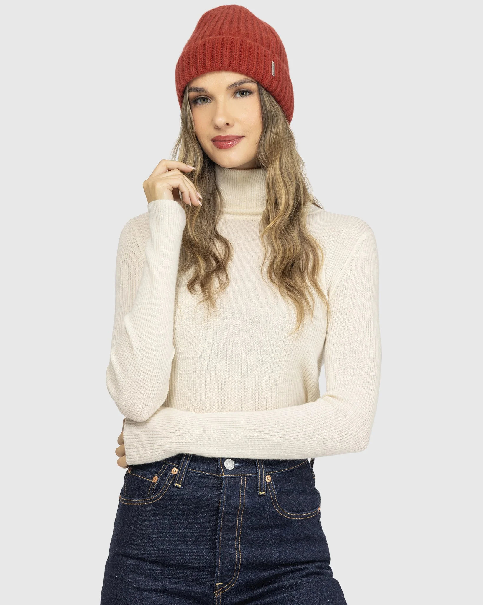 SELECT CASHMERE BEANIE HAT - Image 7