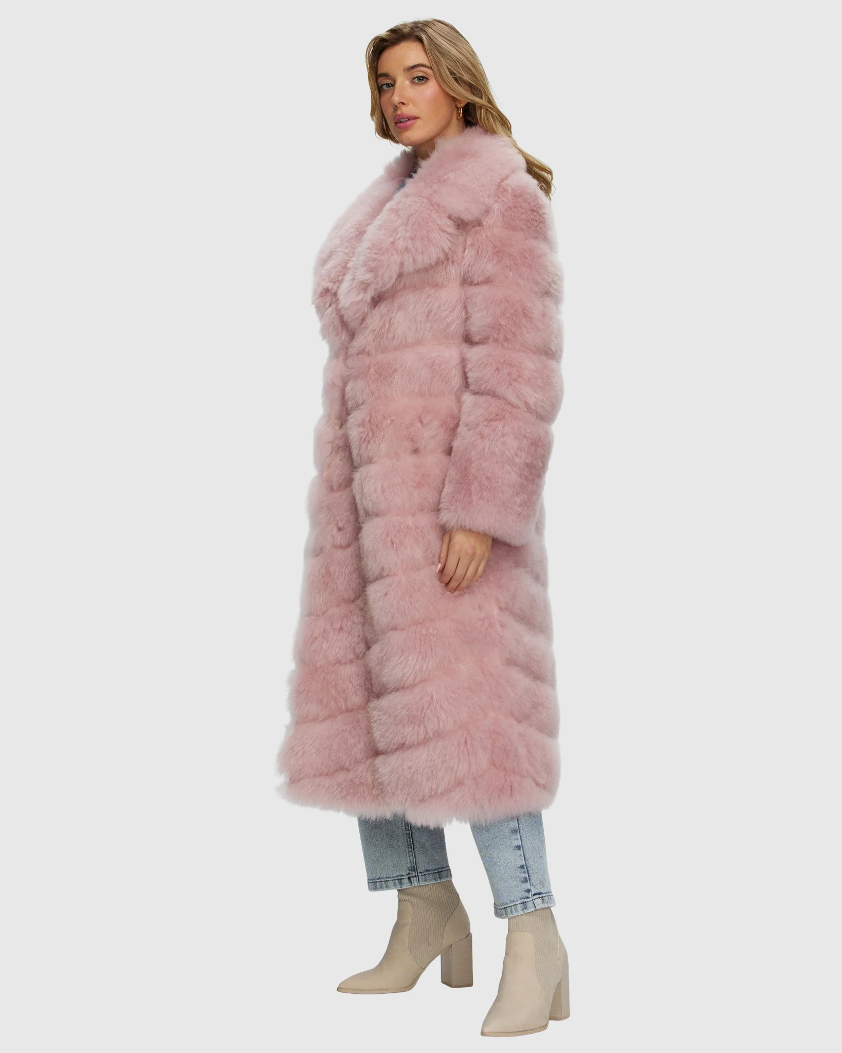 Select Cashmere Goat Diagonal Coat - Image 3