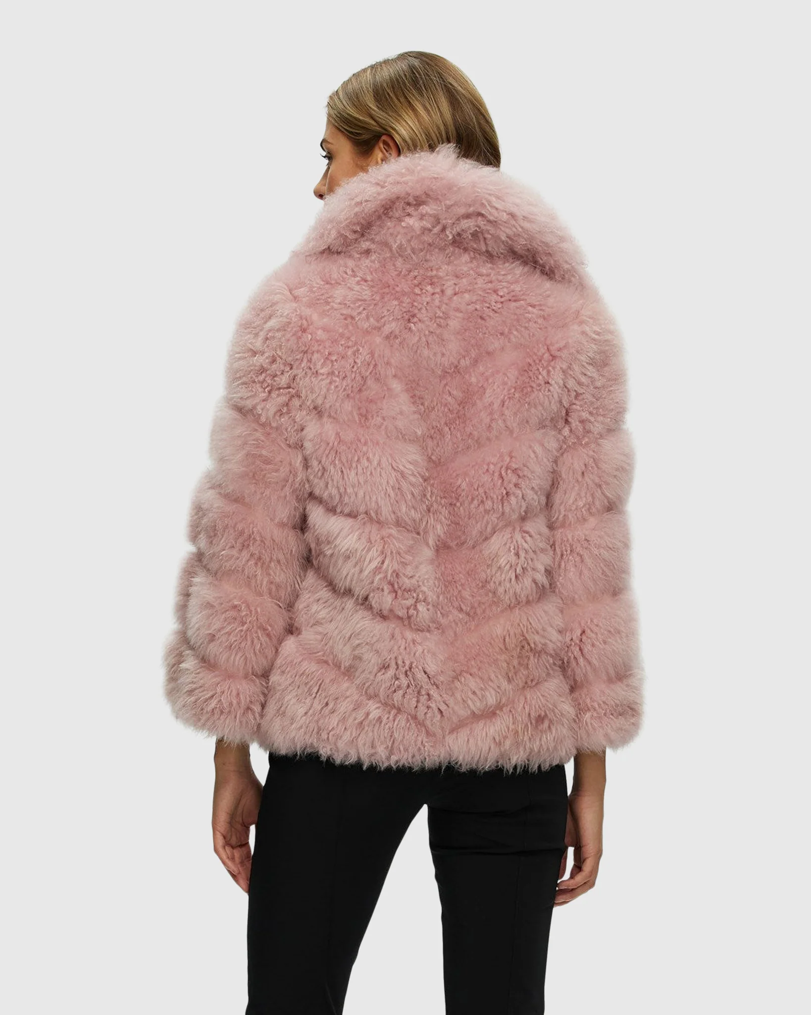 Select Cashmere Goat Diagonal Jacket - Image 4