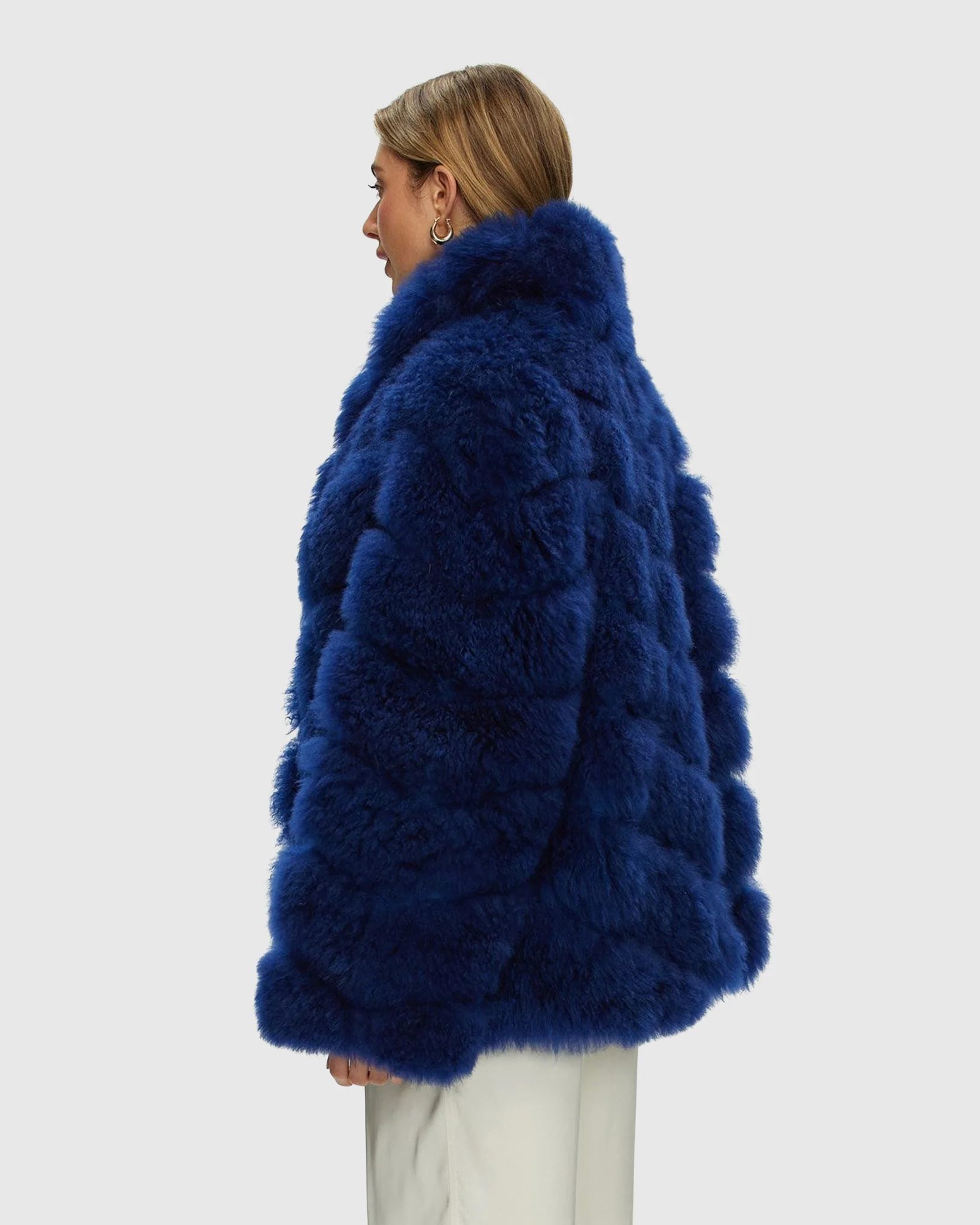 Select Cashmere Goat Diagonal Jacket - Image 4