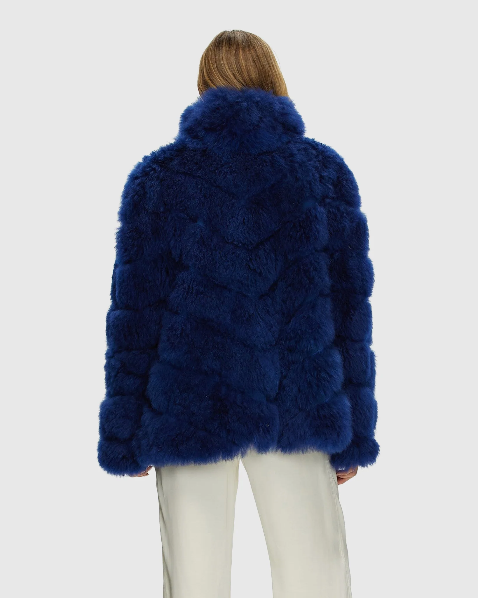 Select Cashmere Goat Diagonal Jacket - Image 5