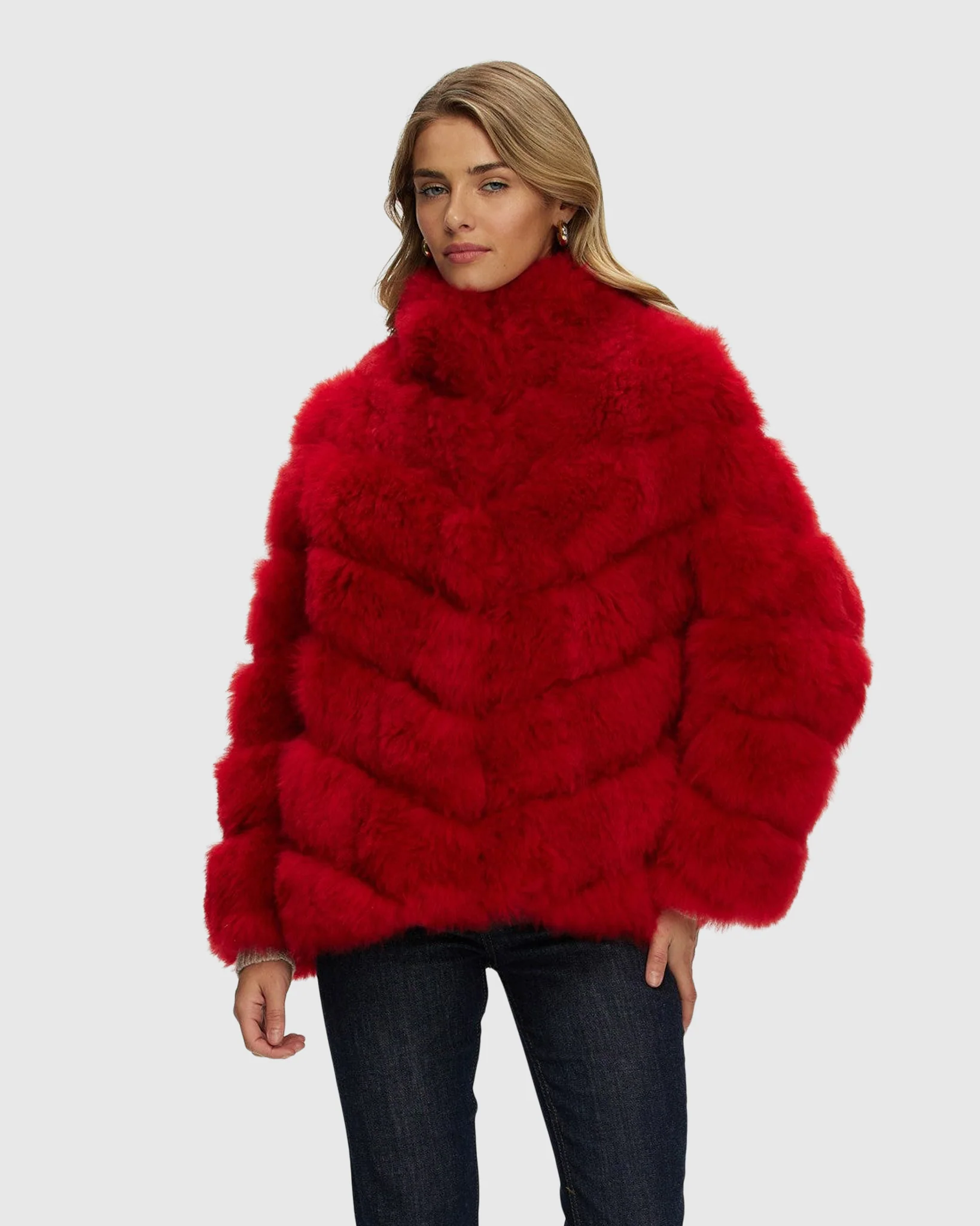 Select Cashmere Goat Diagonal Jacket - Image 10