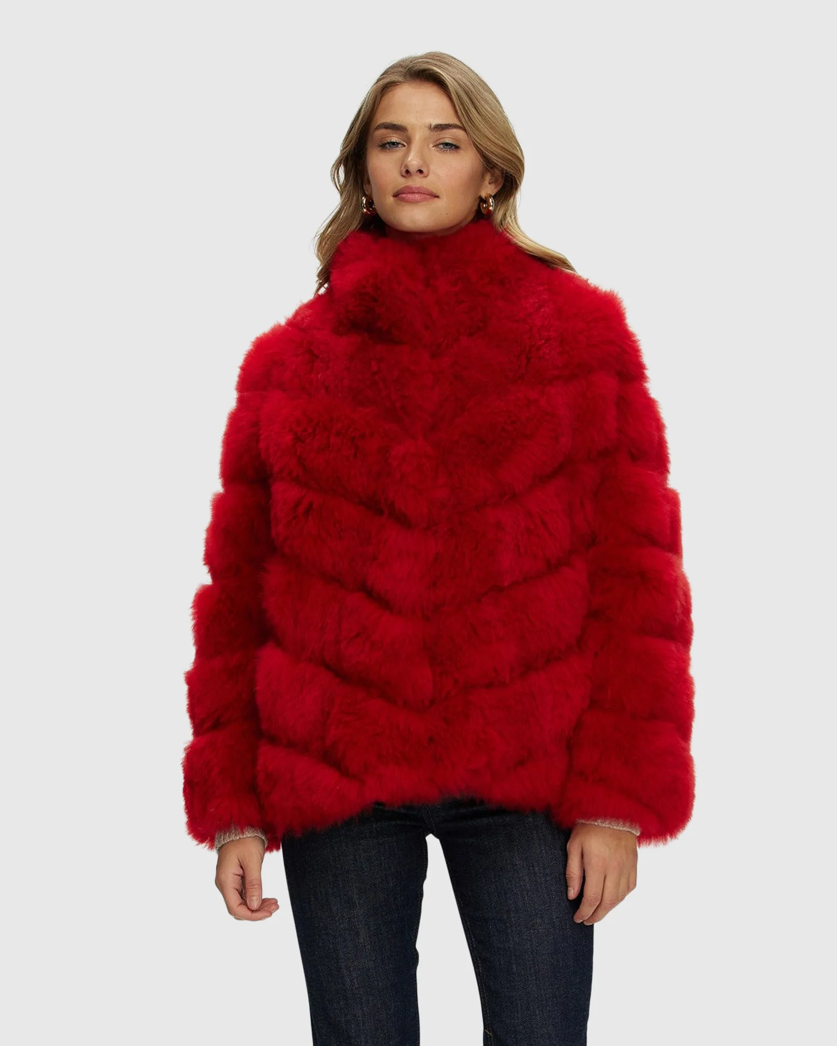Select Cashmere Goat Diagonal Jacket - Image 11