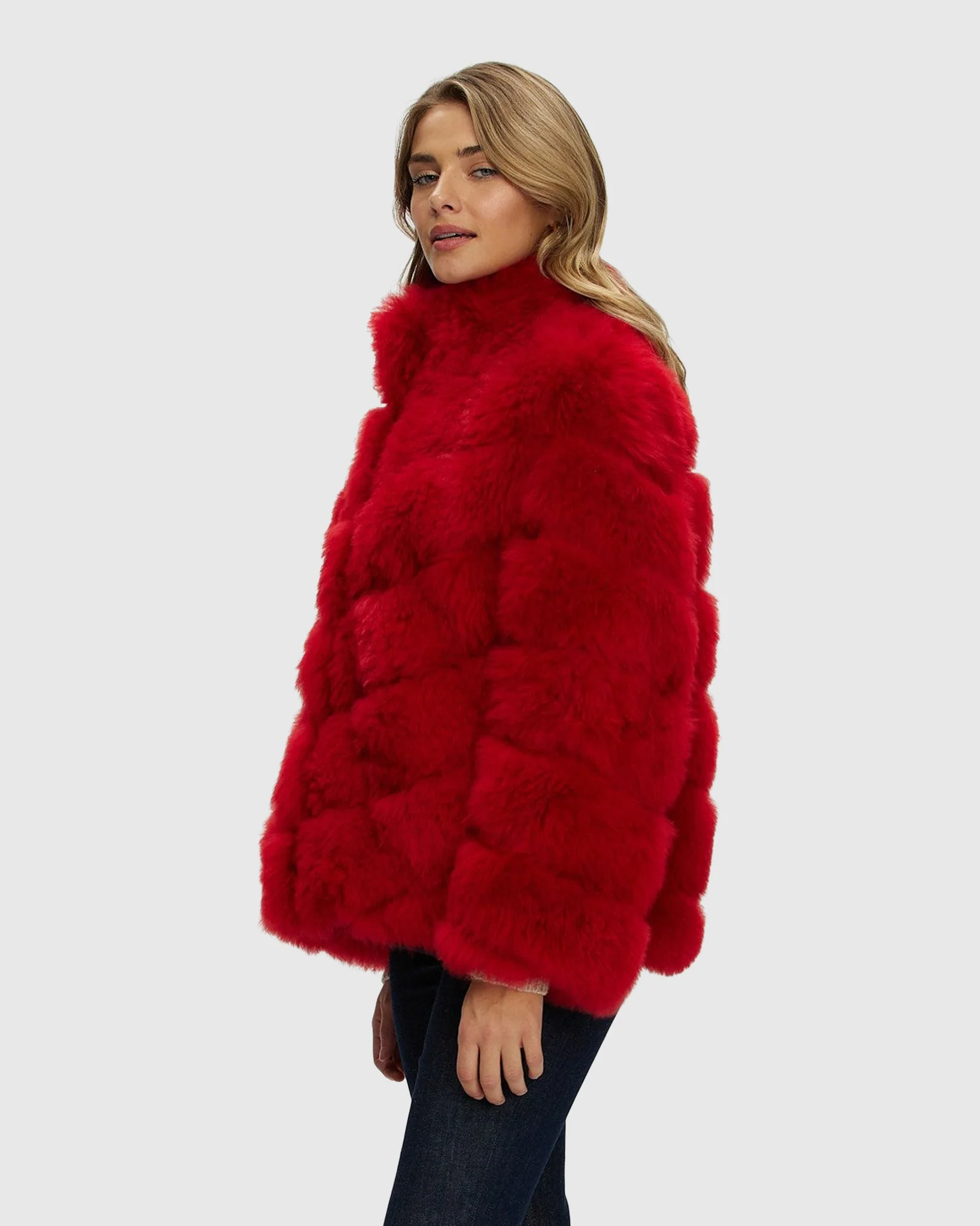 Select Cashmere Goat Diagonal Jacket - Image 12