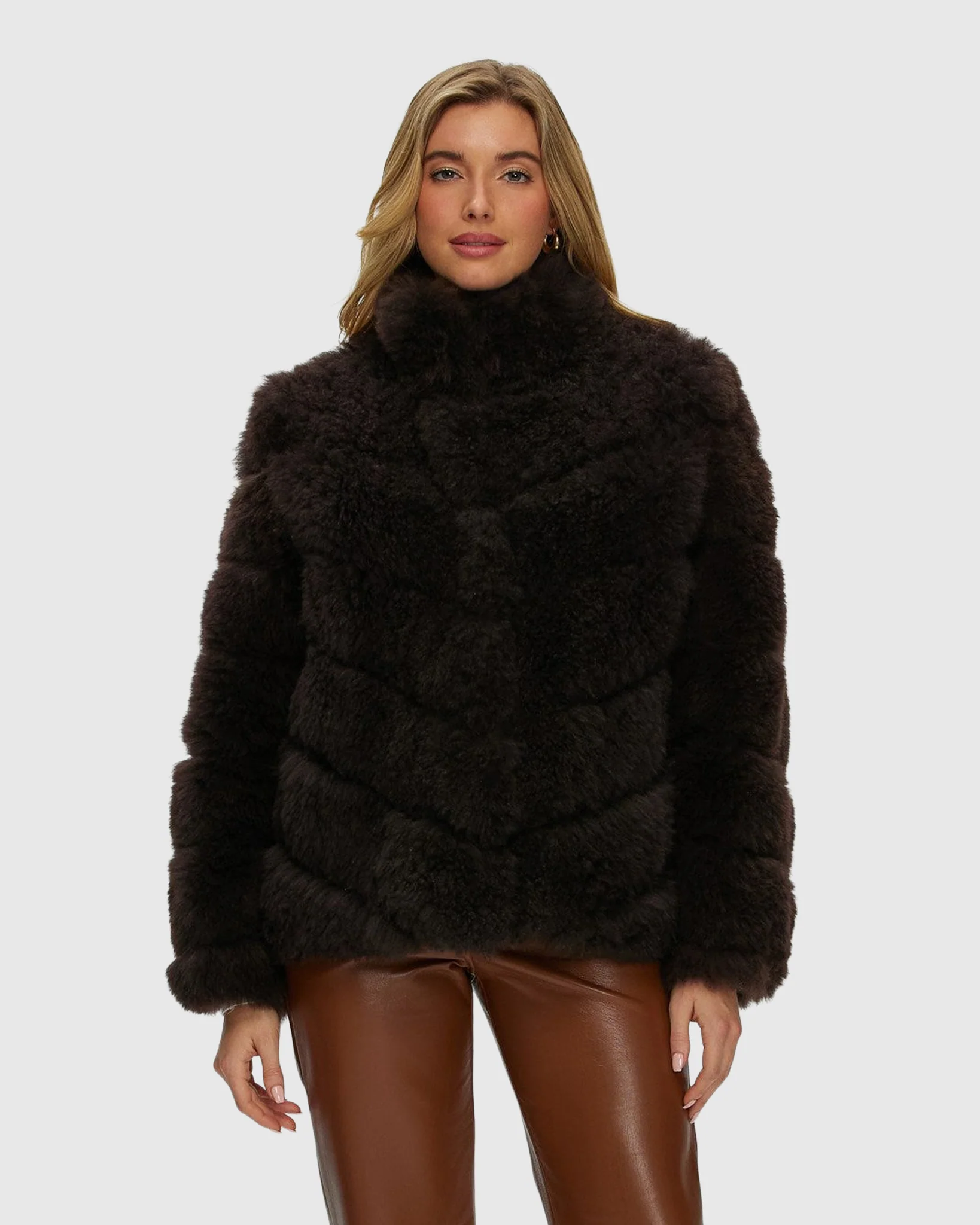 Select Cashmere Goat Diagonal Jacket - Image 16