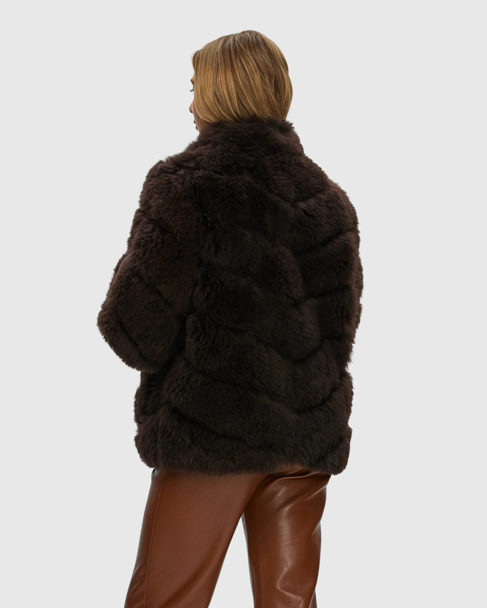 Select Cashmere Goat Diagonal Jacket - Image 17