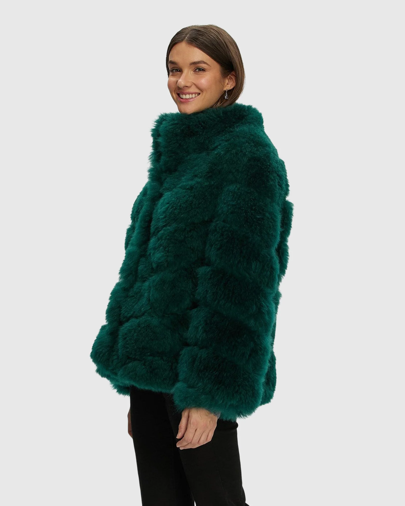 Select Cashmere Goat Diagonal Jacket - Image 5
