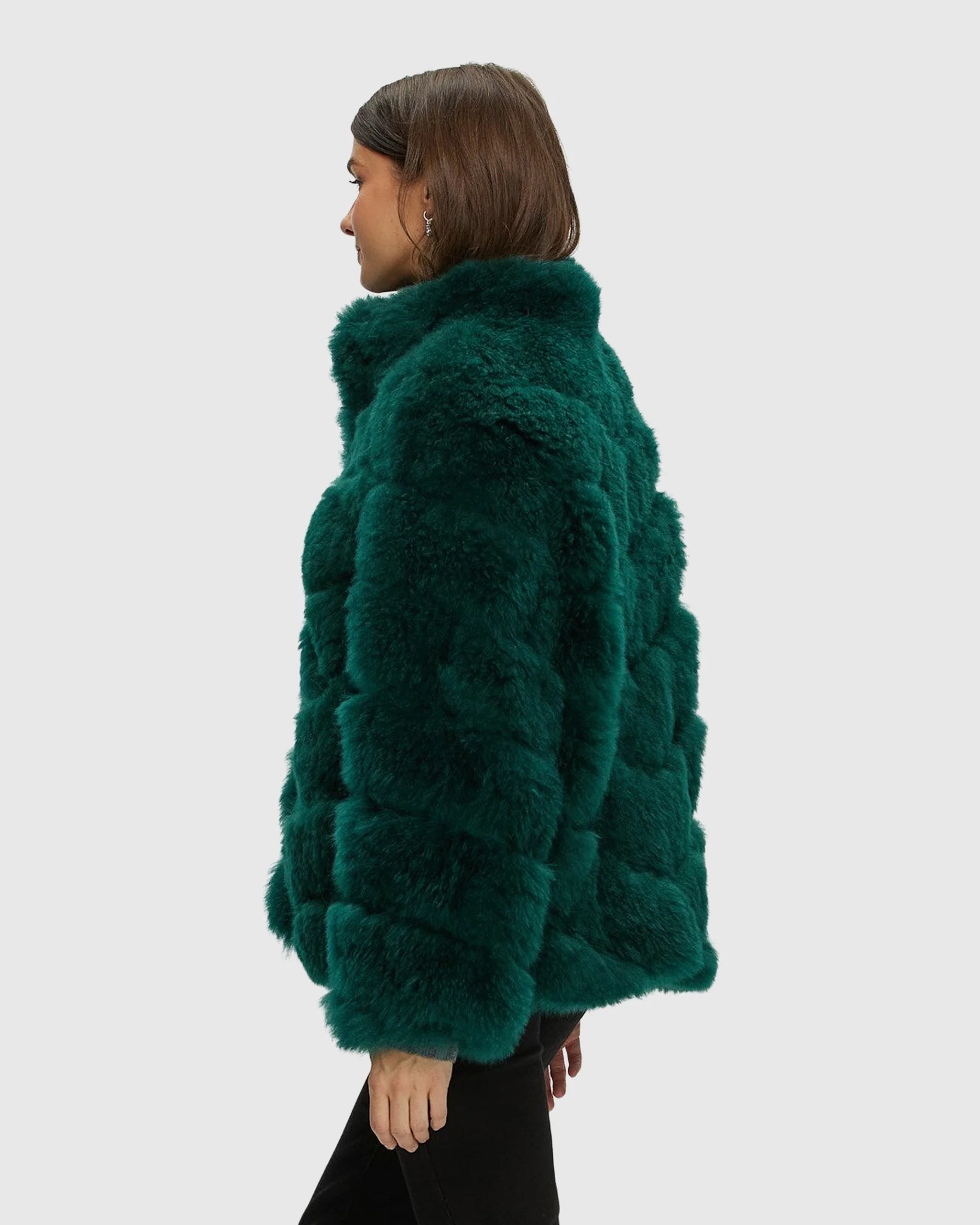 Select Cashmere Goat Diagonal Jacket - Image 6
