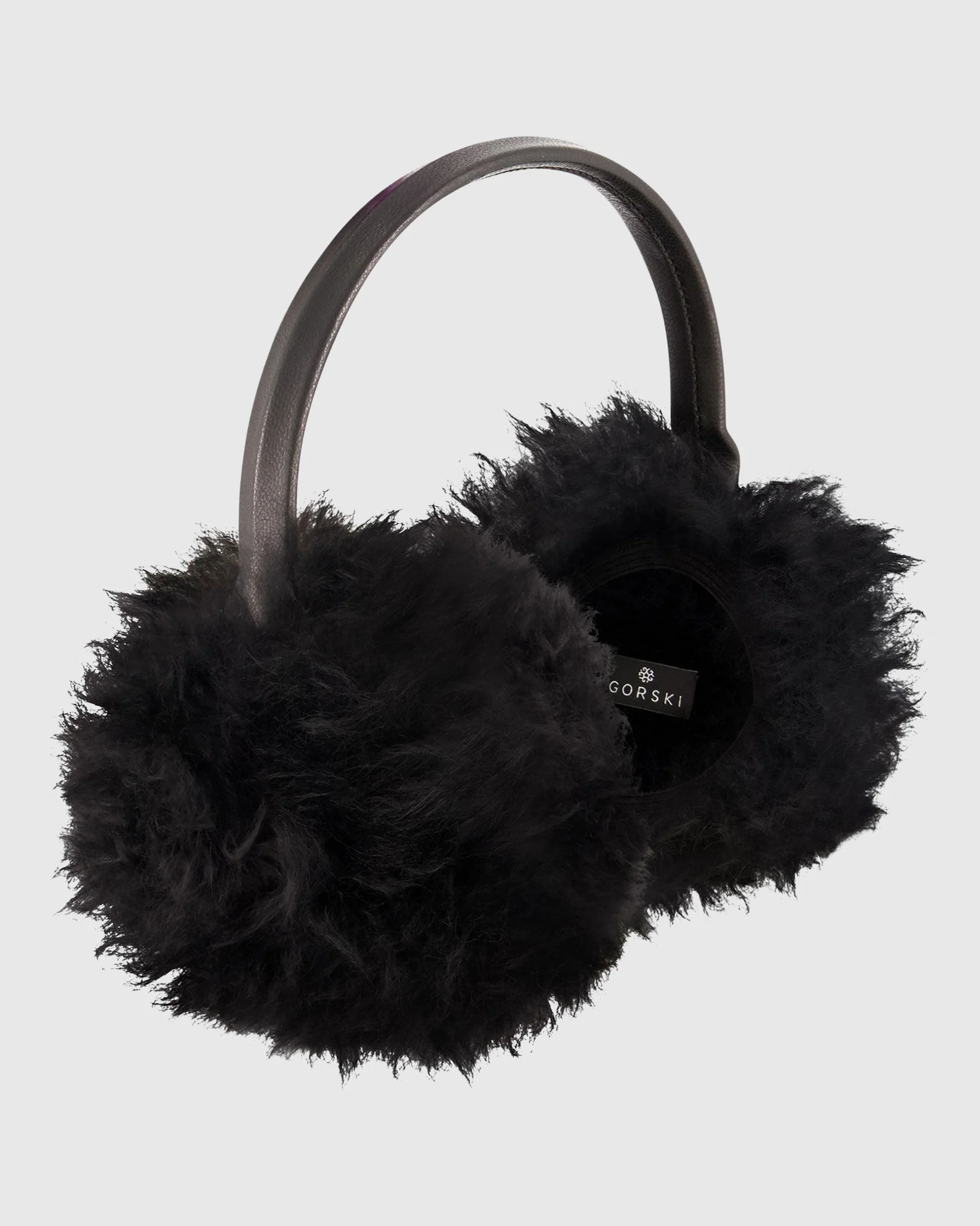 SELECT CASHMERE GOAT EARMUFFS WITH LEATHER FRAME - Image 16